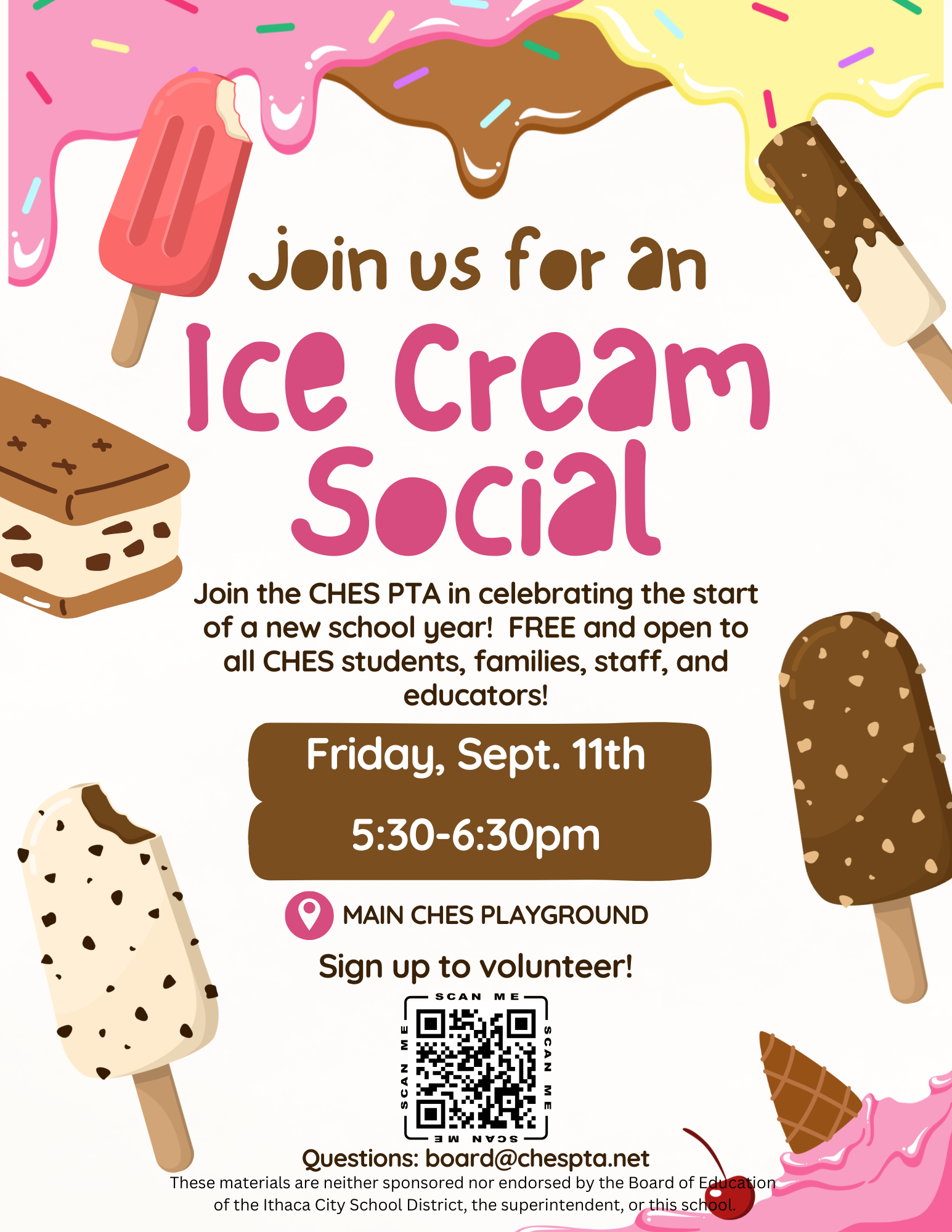 Ice Cream Social on Friday!