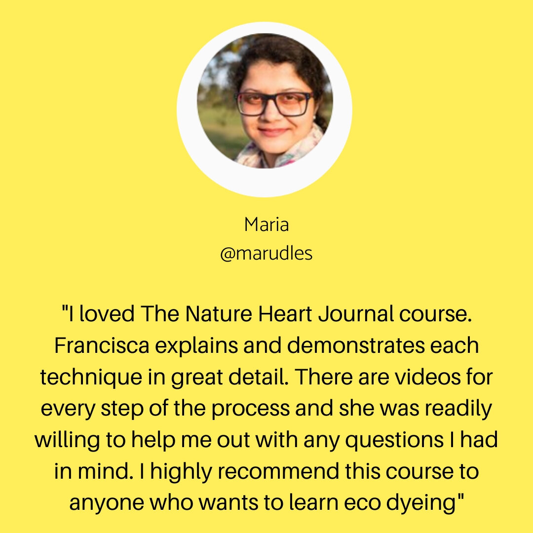 The nature heart Journal workshop Testimonial 1