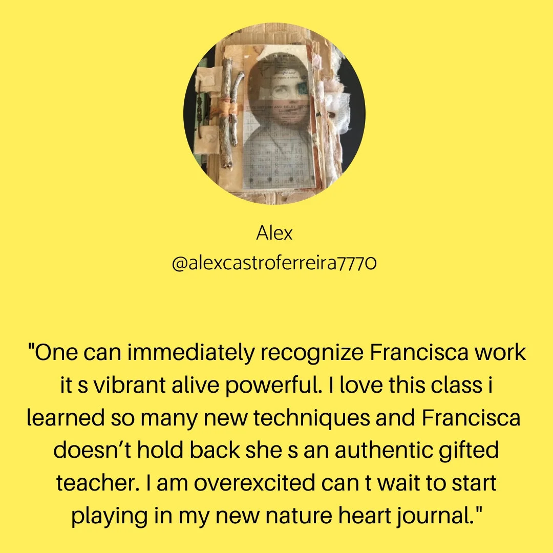 The nature heart Journal workshop Testimonial 1
