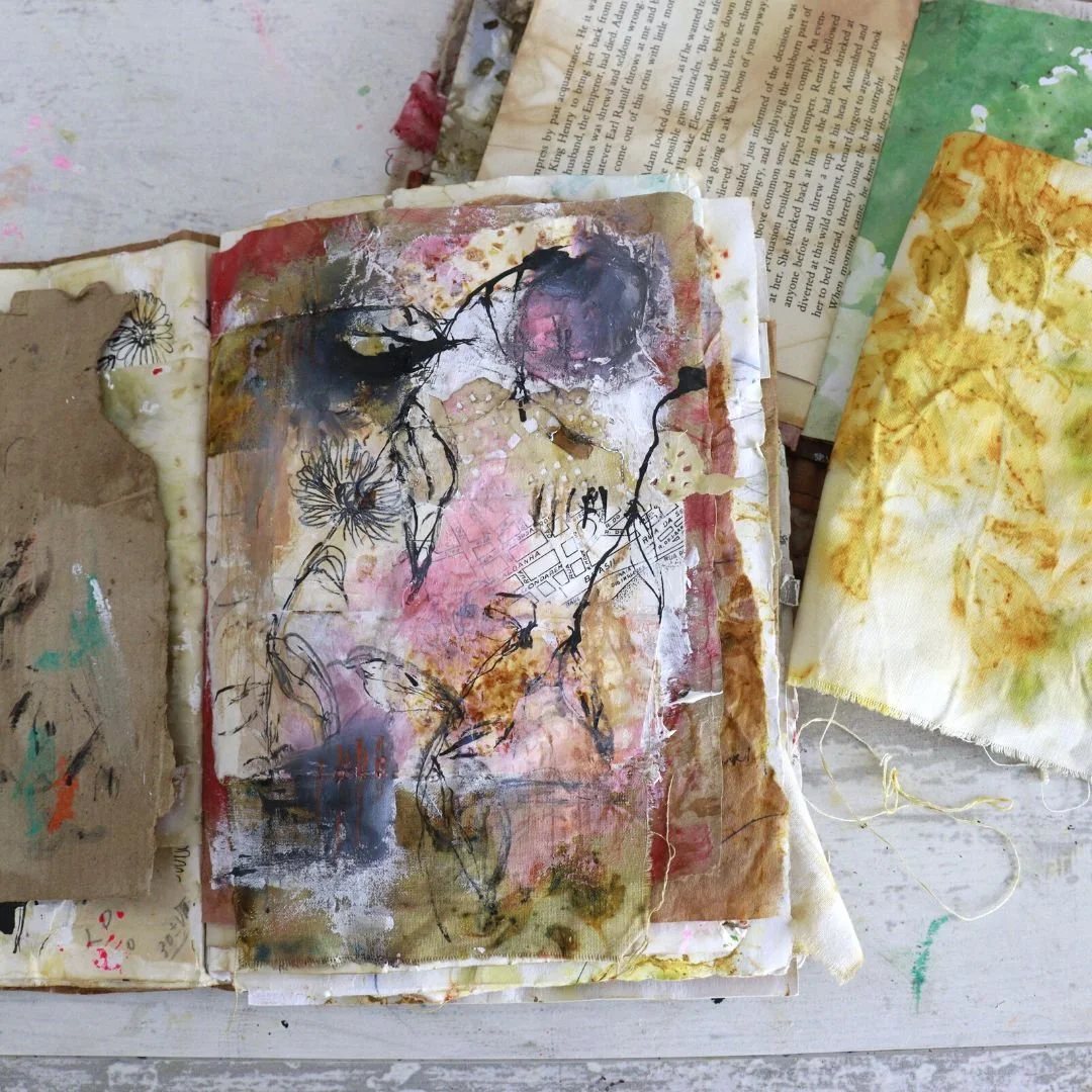 How to create a Collage page in your Art Journal