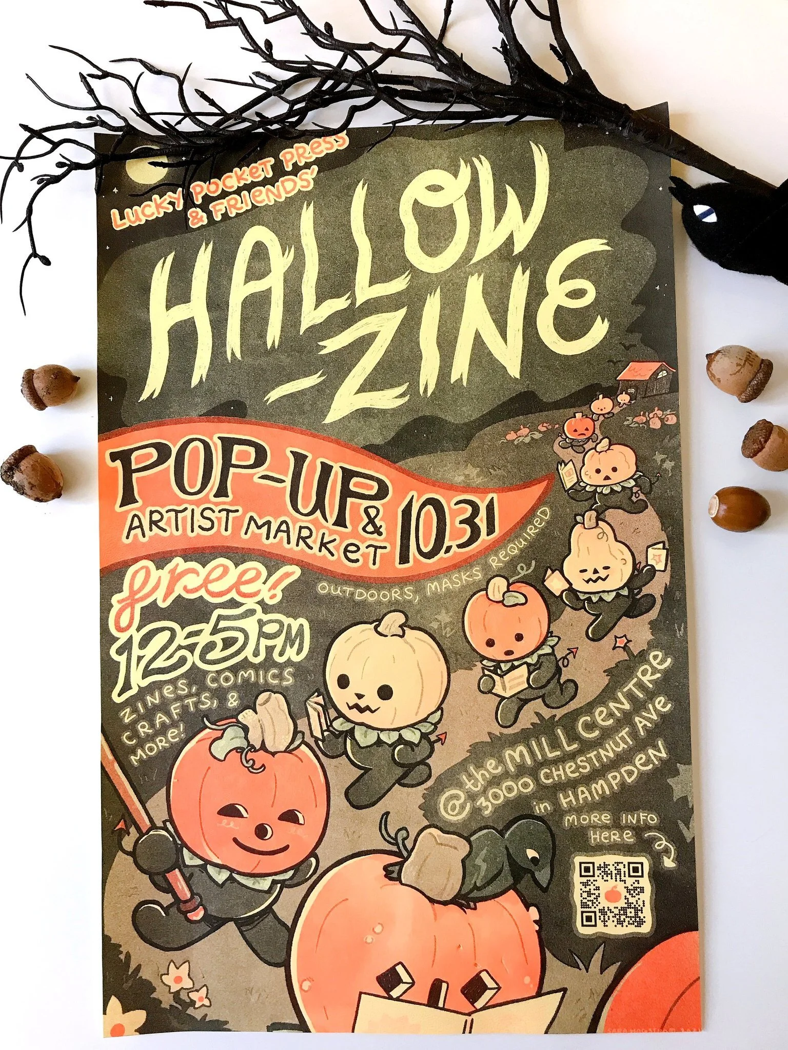hallow-zine 2021 poster