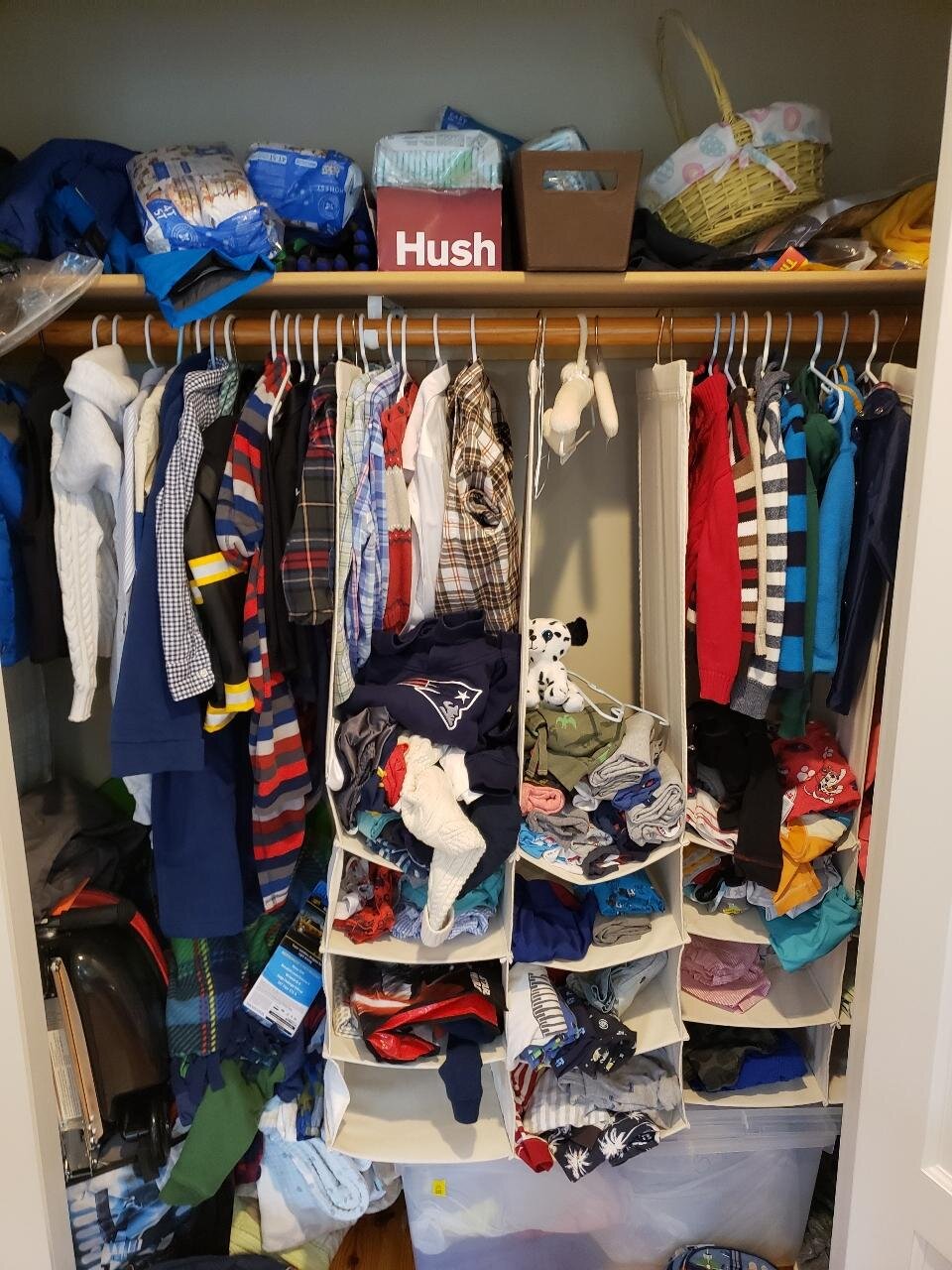 kids clothes storage
