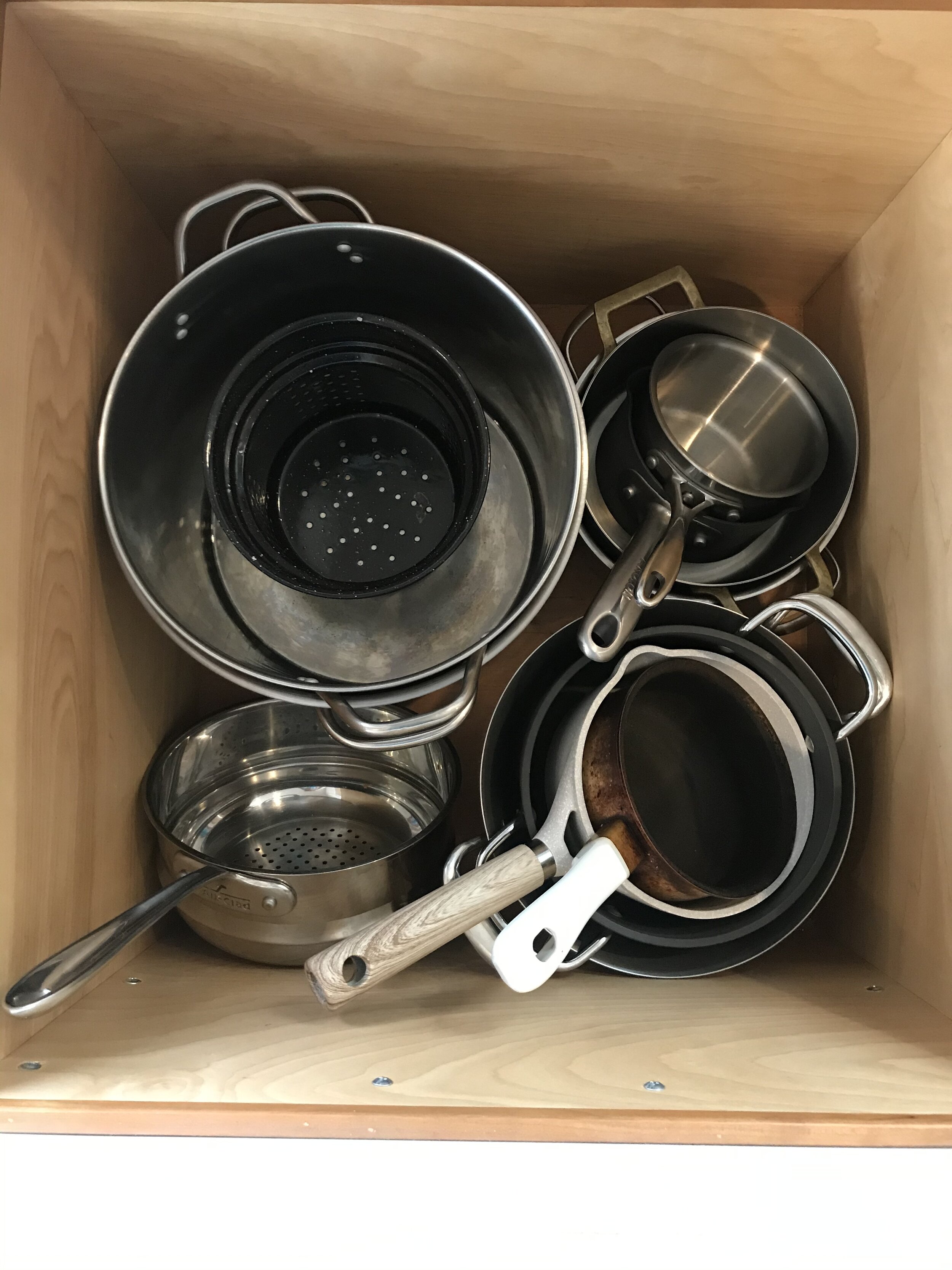 After - pan drawer