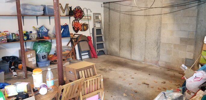 Garage after