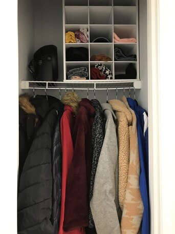 Coat Closet after