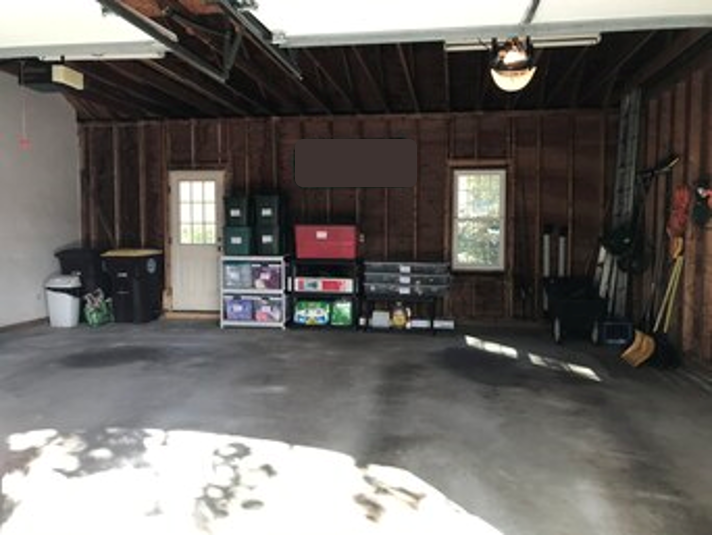 Garage after