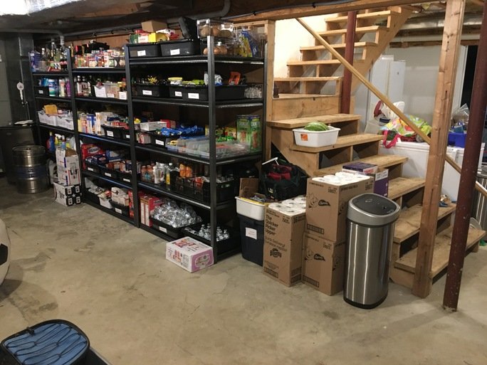 Basement Pantry After