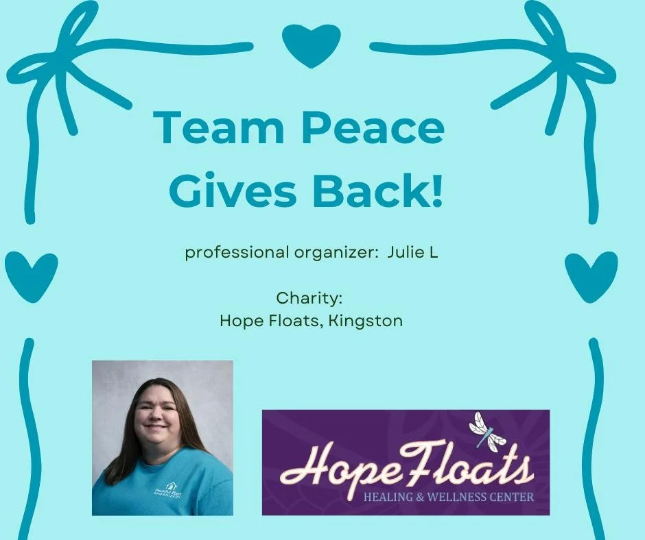 Through our Team Peace Gives Back program, each member of our team chooses a nonprofit that matters to them &mdash; and we donate on their behalf. It&rsquo;s one small way we extend our mission beyond homes and into the heart of our community.

Team 