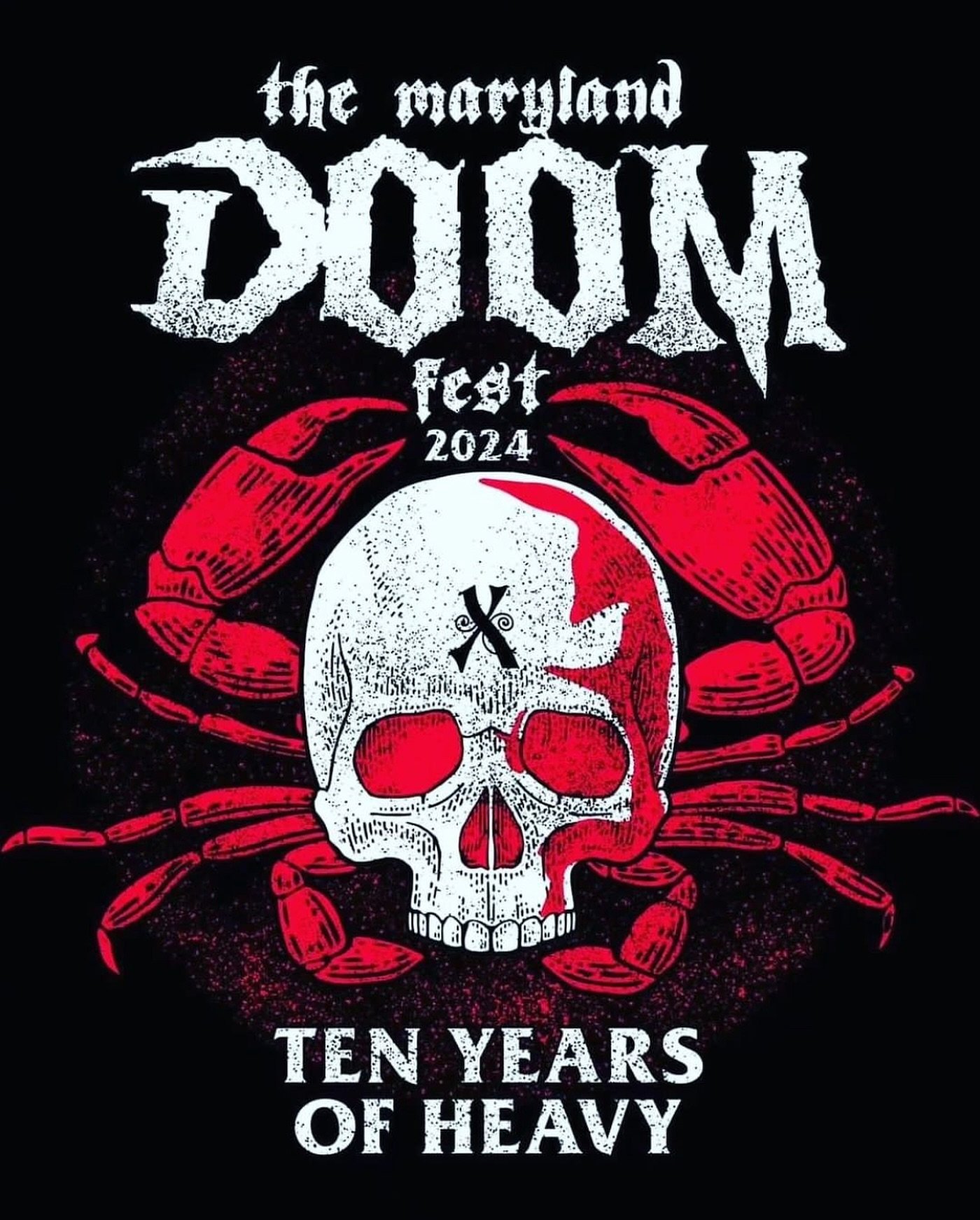 We play at 7:55. Come bang your head. #ozorn #marylanddoomfest #doommetal #sludgemetal
