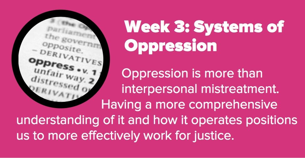 Week 3: Systems of Oppression