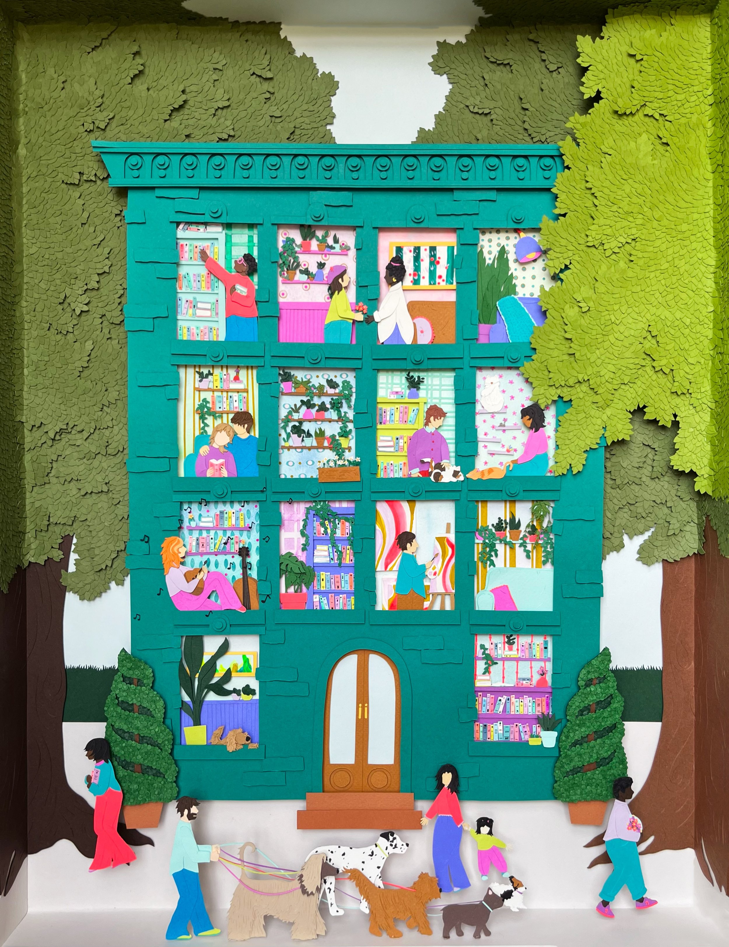 Handmade NYC Community Fine Paper Art