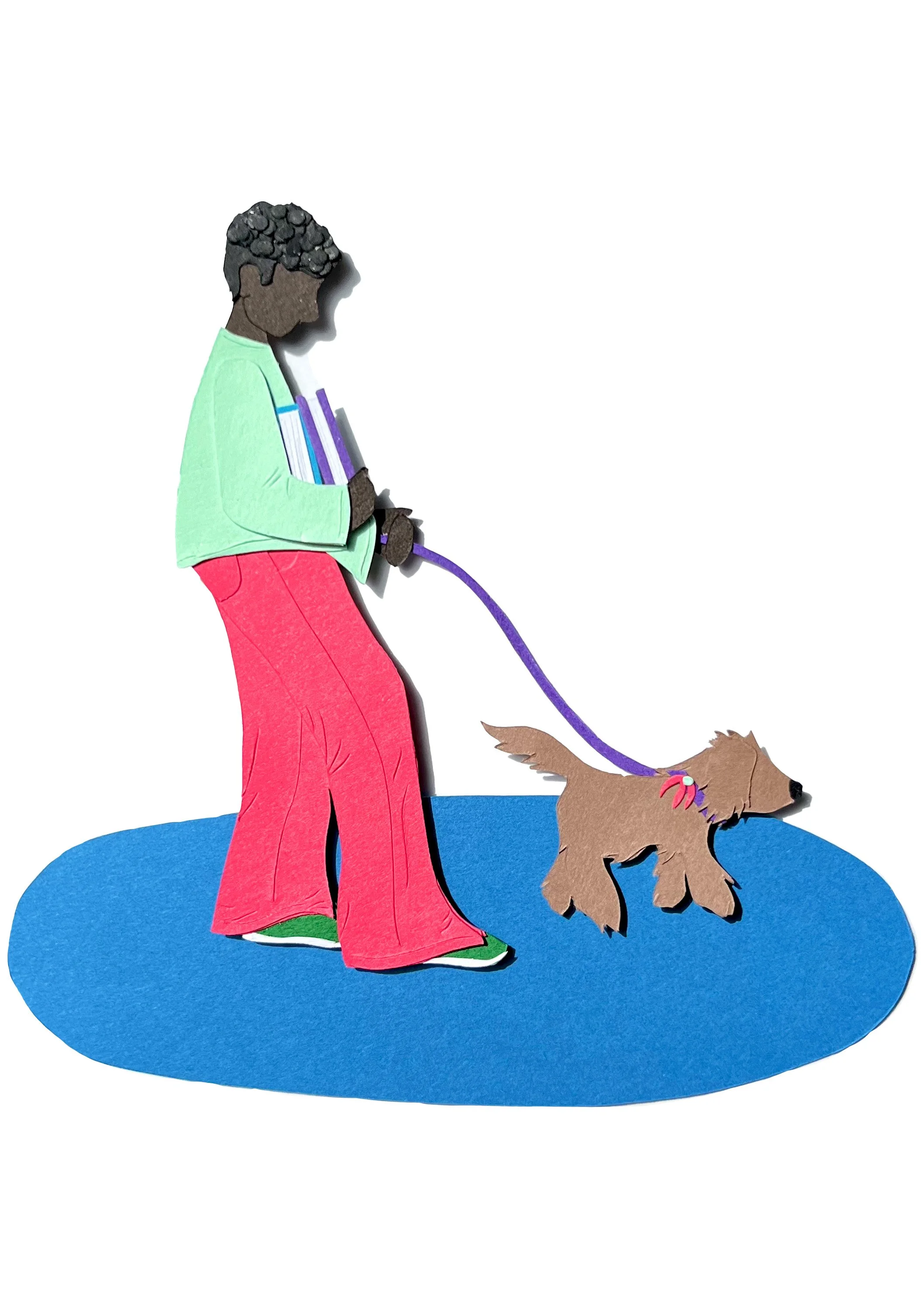 Handmade Paper Art Illustration Editorial