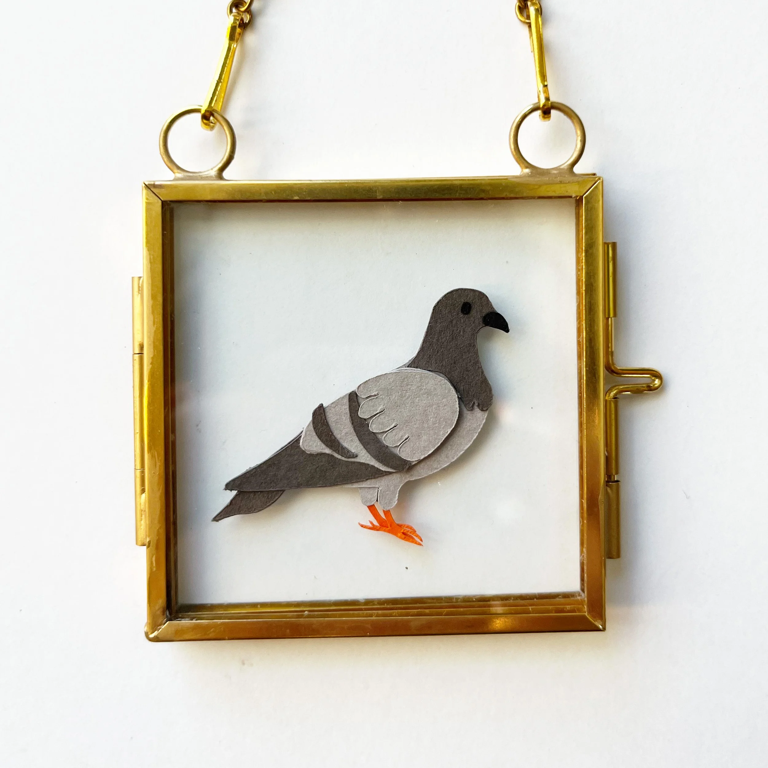 NYC Pigeon (Mini Framed Artwork)