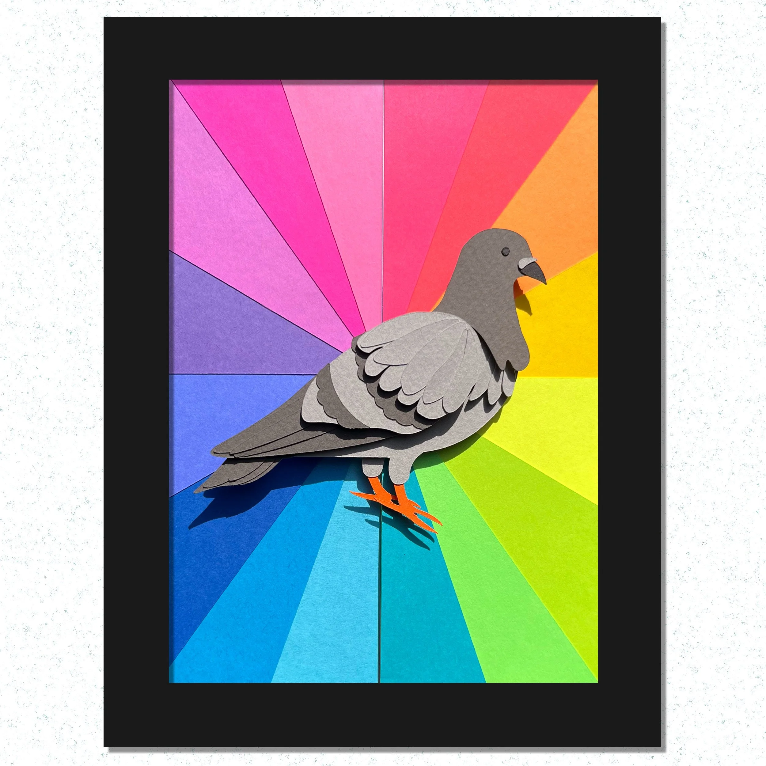 NYC Pigeon (Framed Original)
