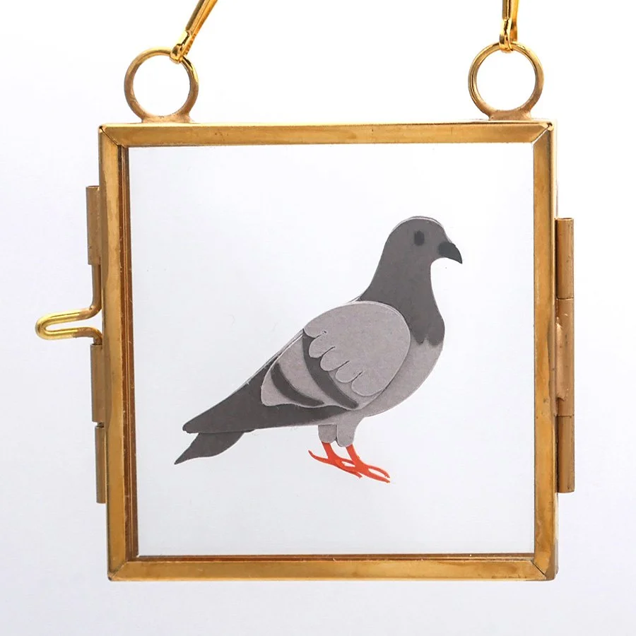 NYC Pigeon (Mini Framed Artwork)