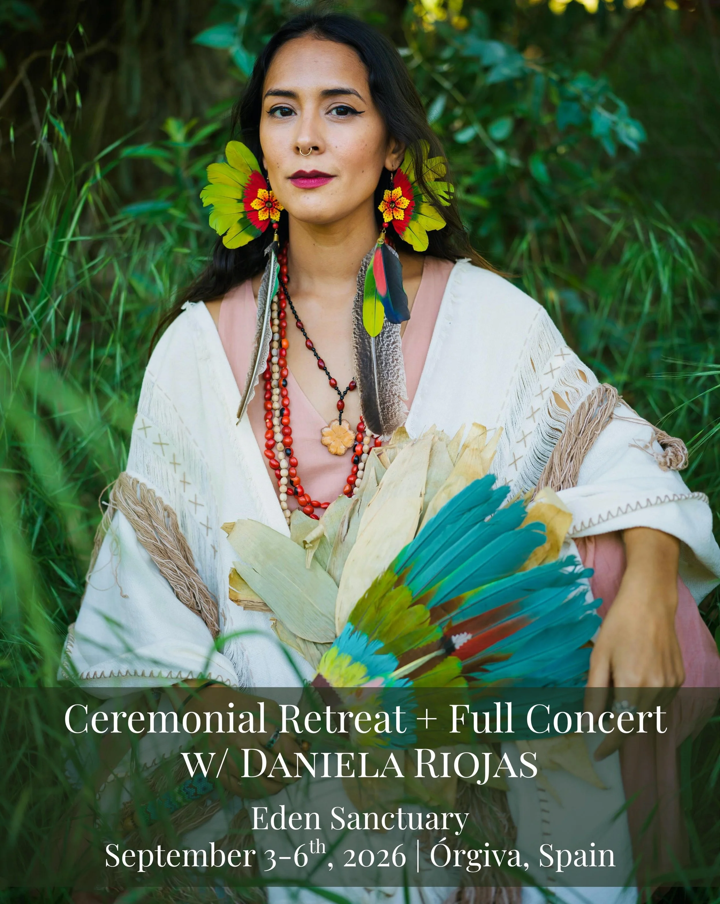 EDEN CEREMONIAL RETREAT + CONCERT | &Oacute;RGIVA, SPAIN September 3rd-6th, 2026
*Registration is Open*

As a part of my Summer European Tour ☀️

You are warmly invited to take a journey to the fertile Guadalfeo River valley of &Oacute;rgiva, Spain t
