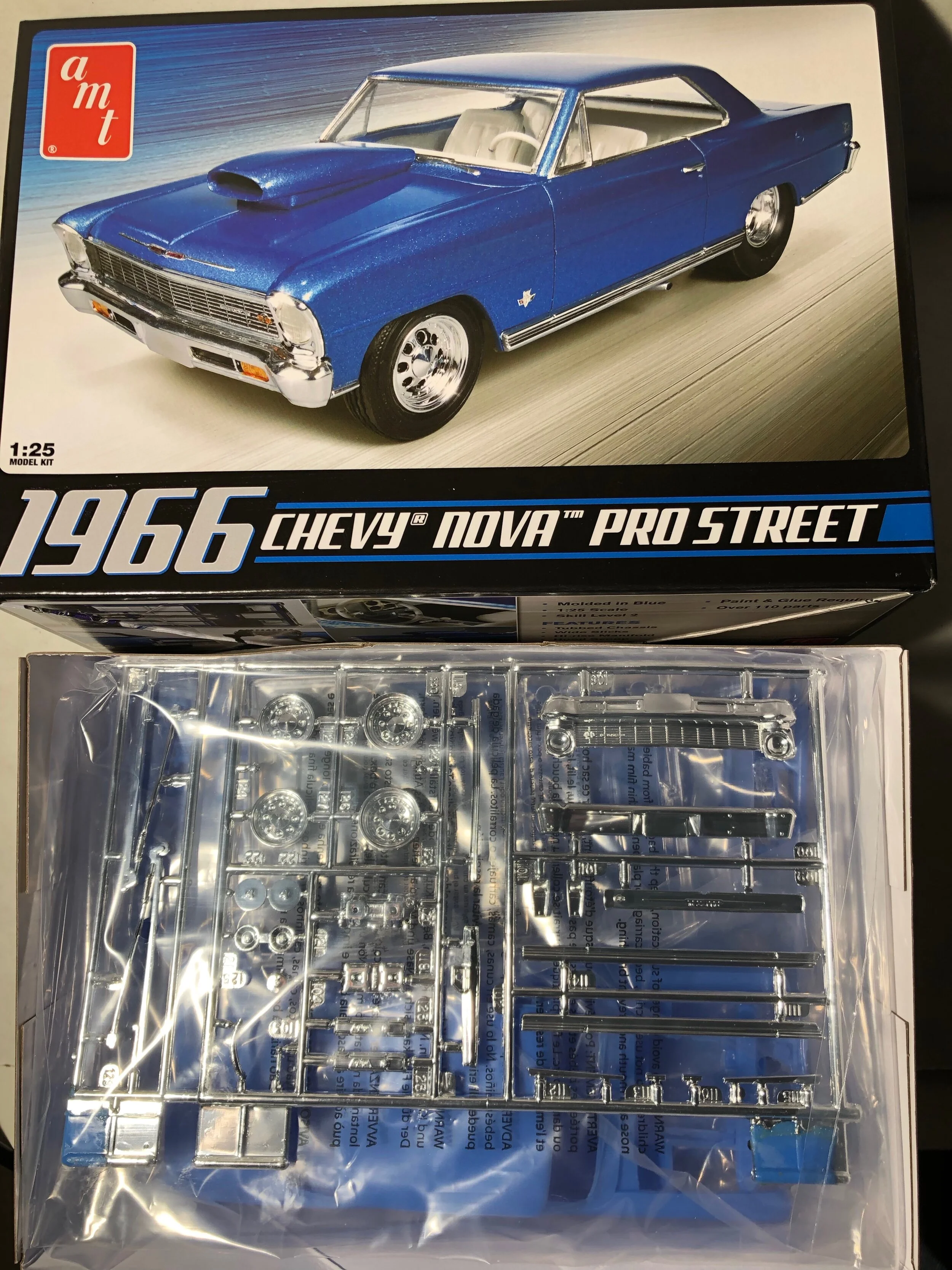 1966 chevy nova pro street model kit