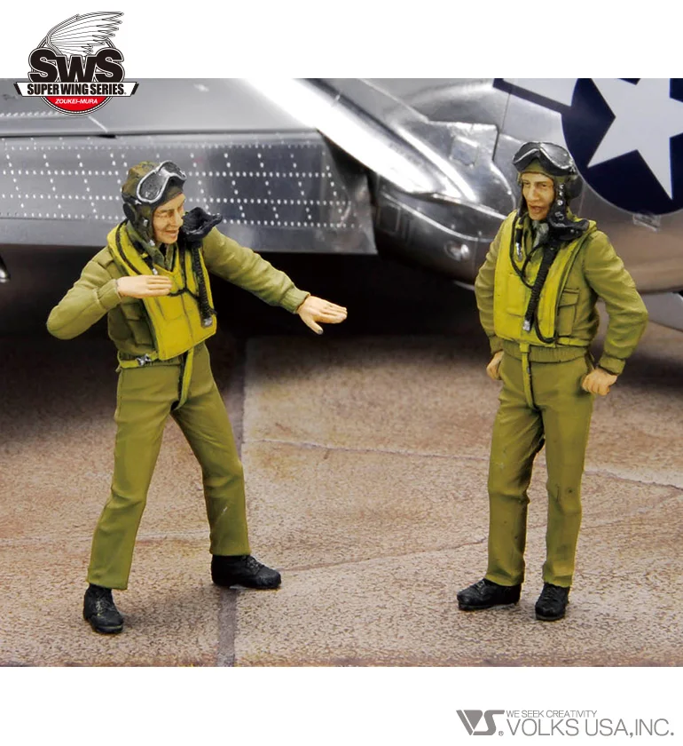 1/32 SWOP P-51D Mustang Briefing Figures