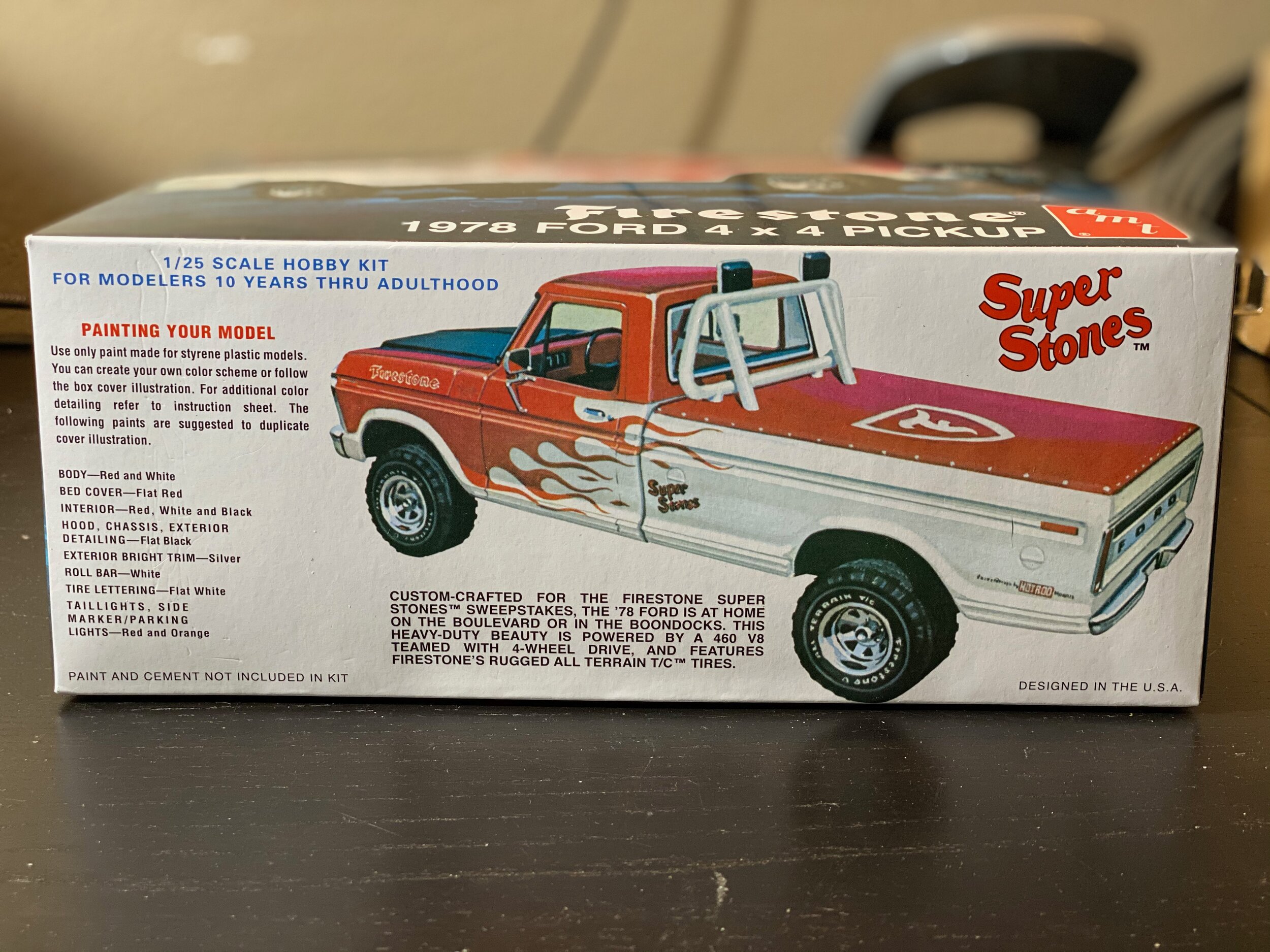 Decals Instructions Set 1/25 AMT 1978 Ford 4X4 F350 Pickup 
