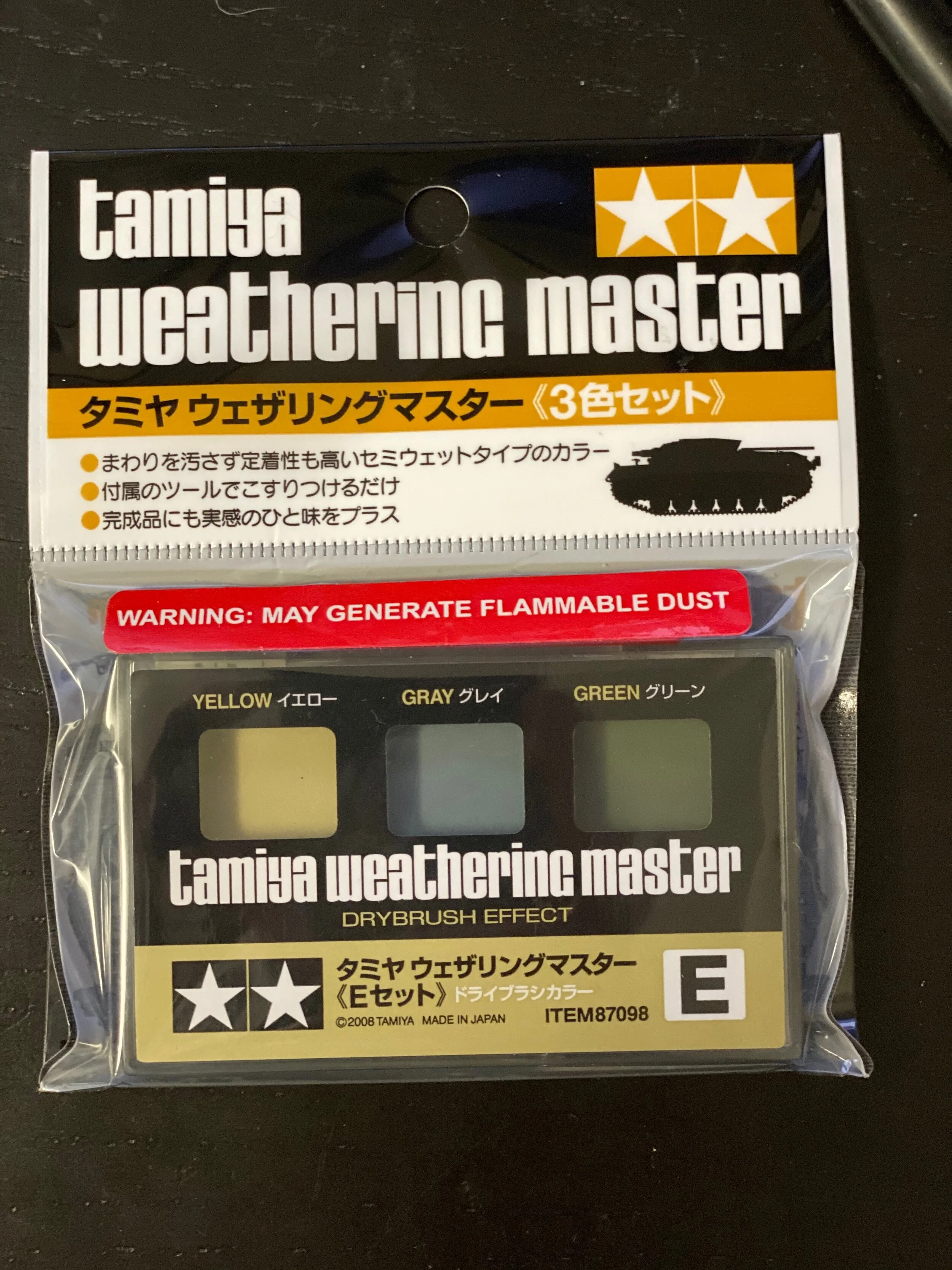 Tamiya Weathering Master A Set (Sand, Light Sand, Mud) — GaelHobbies