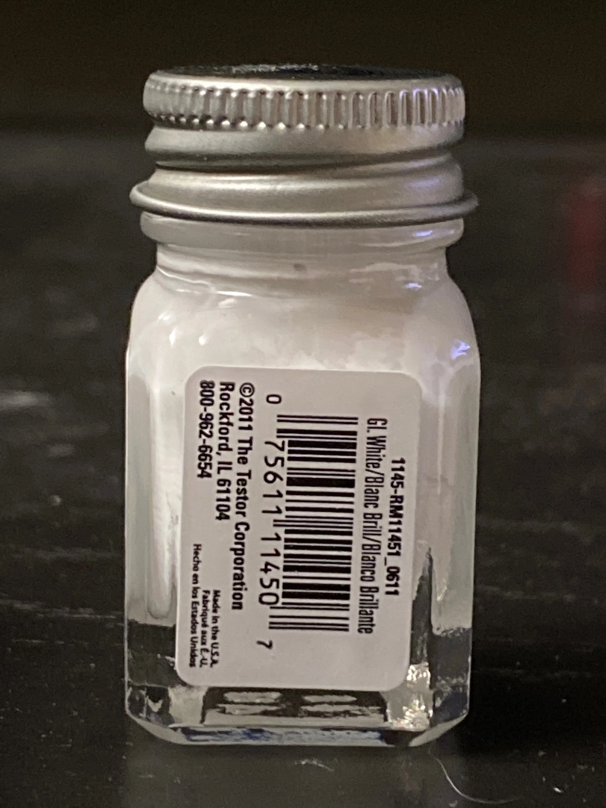 More paint for your kit! Testors' Enamel 1/4ozGloss White — GaelHobbies