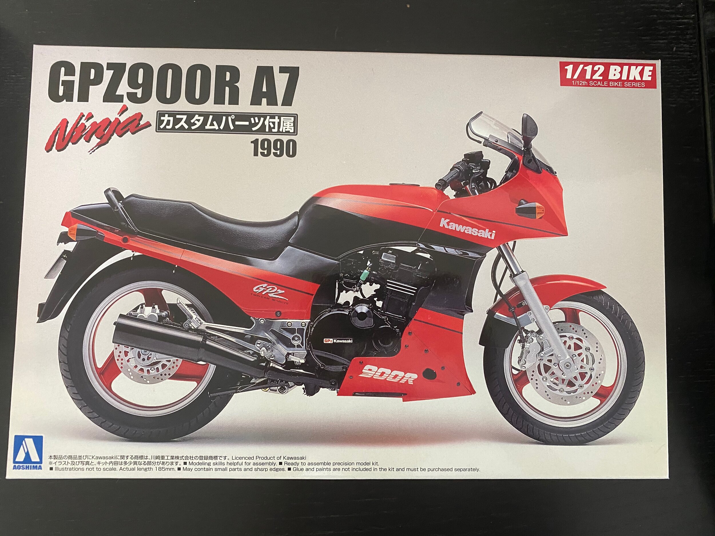 Kan ikke kimplante overdrivelse 1/12 Aoshima 1990 Kawasaki GPZ900R Ninja A7 with Custom Parts (#26) —  GaelHobbies