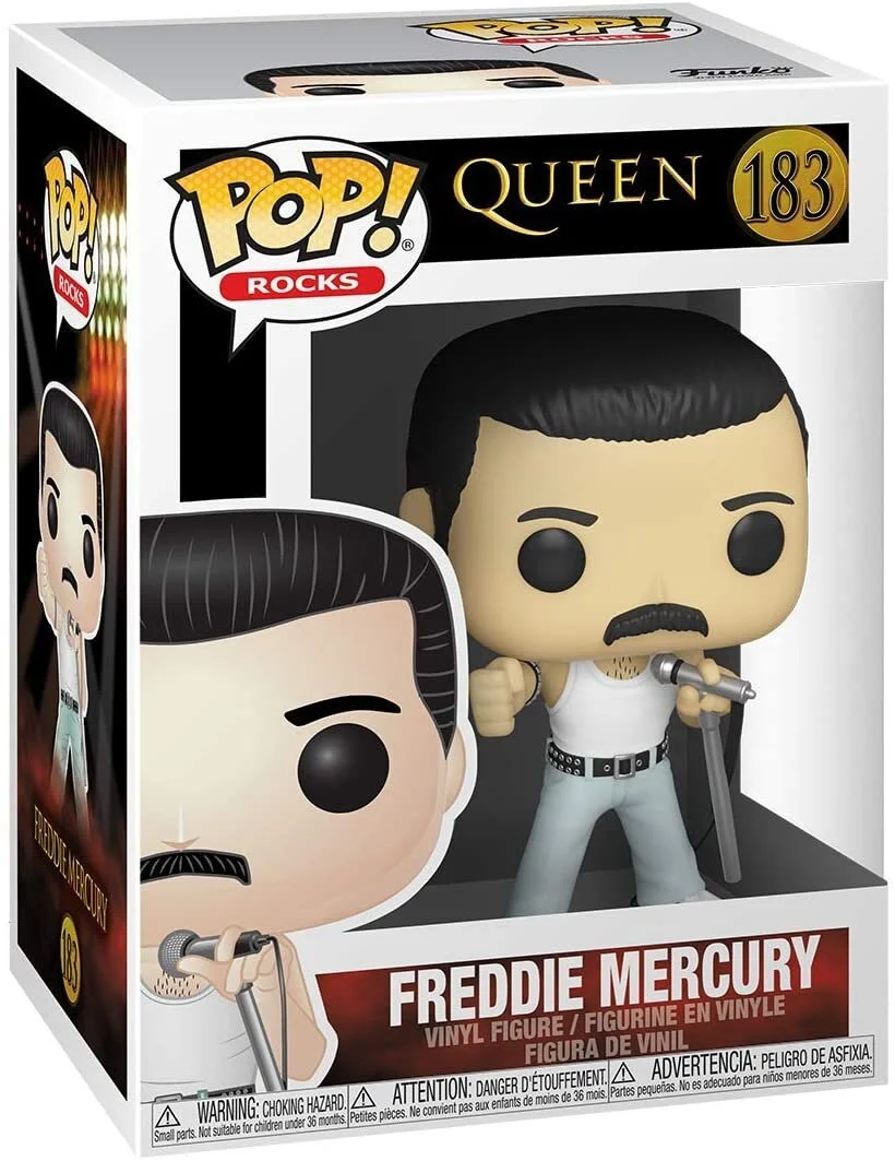 Funko POP! Rocks: Queen-Freddie Mercury Radio Gaga 1985 #183