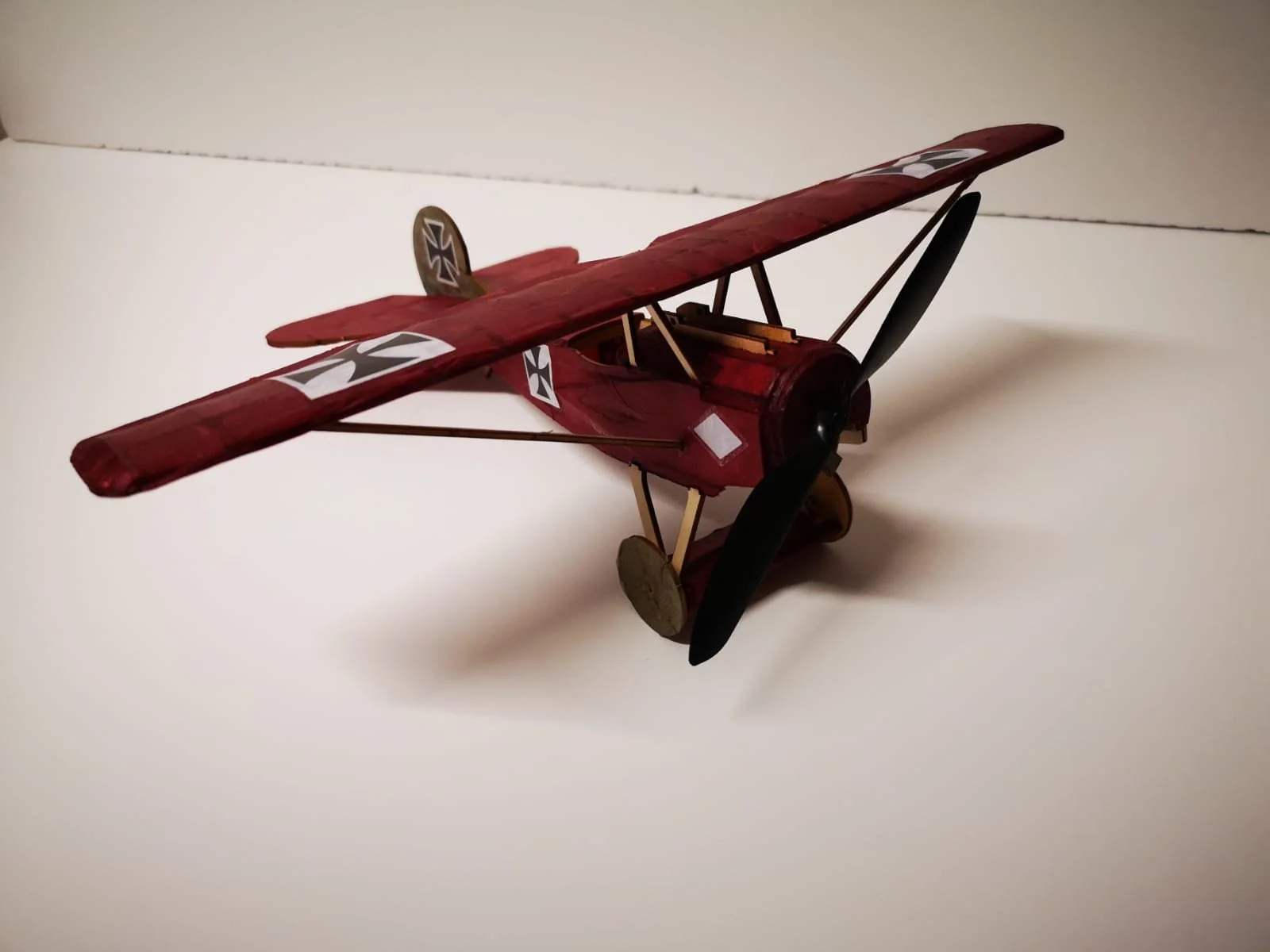 Henson's Flying Machines Fokker DVIII [FREE-FLIGHT] Balsa Kit