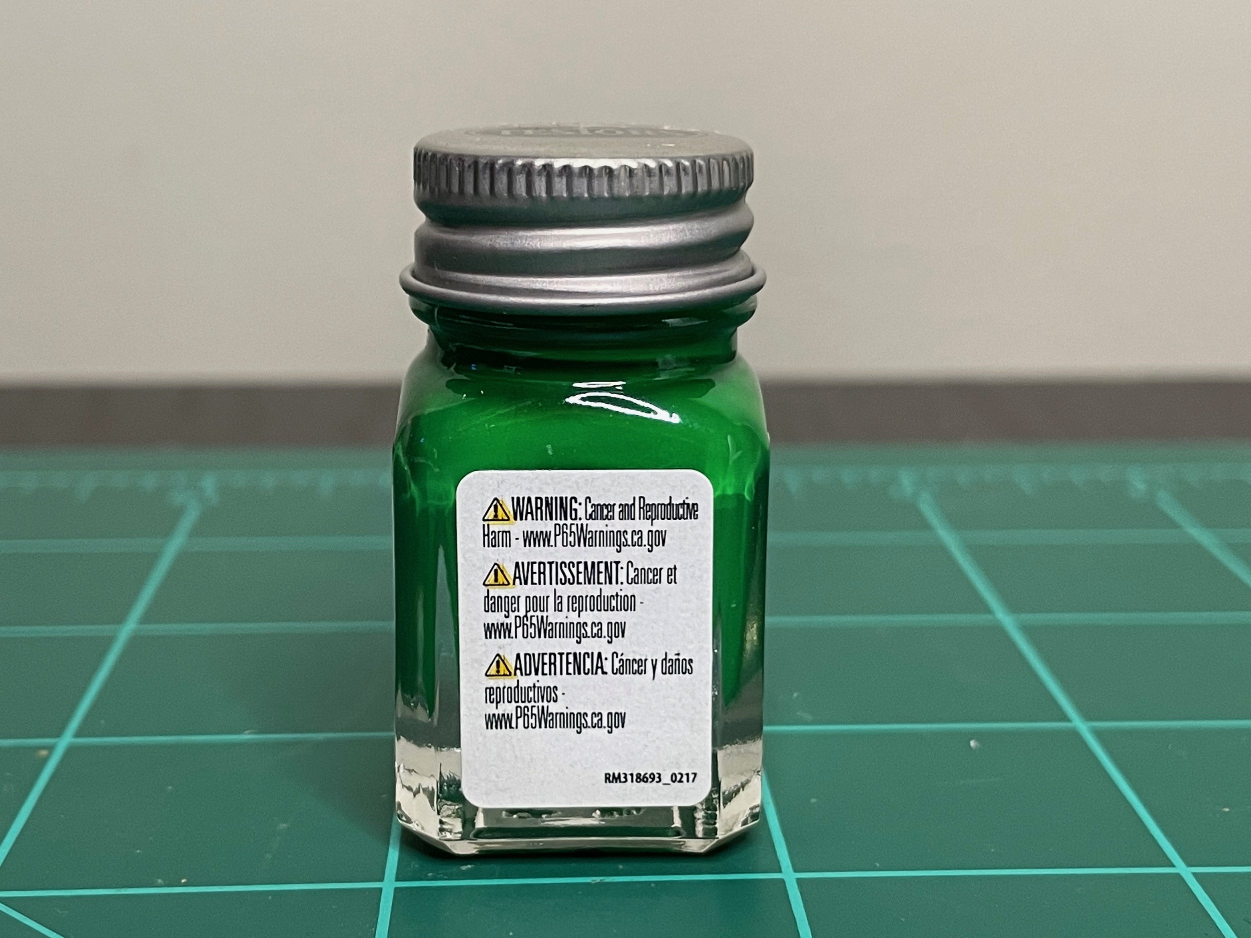 Testors Enamel Paint 1/4oz Metal Flake Green