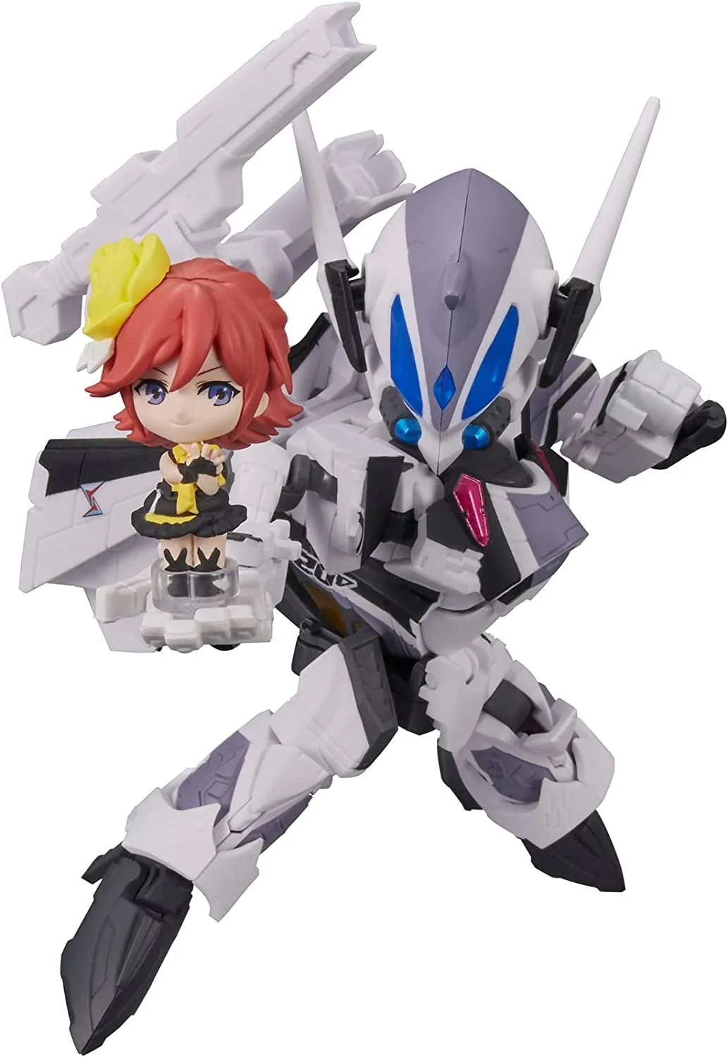 Bandai Spirits Tiny Session VF-31F Siegried with Kaname Buccaneer Macross Delta