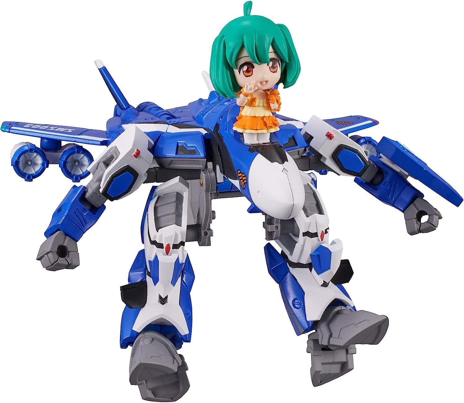 Bandai Spirits Tiny Session VF-25G Messiah Valkyrie (Michael Use) with Ranka Macross Delta