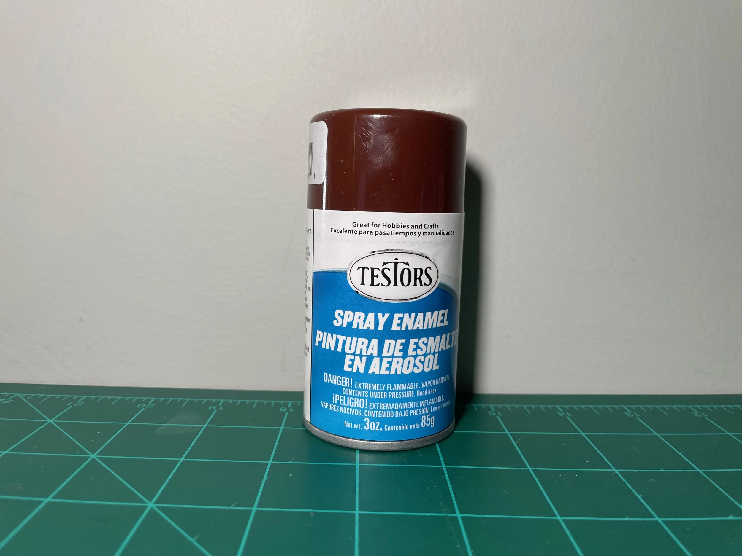 Testors Enamel 3oz.-Spray Enamel Gloss Brown #1240