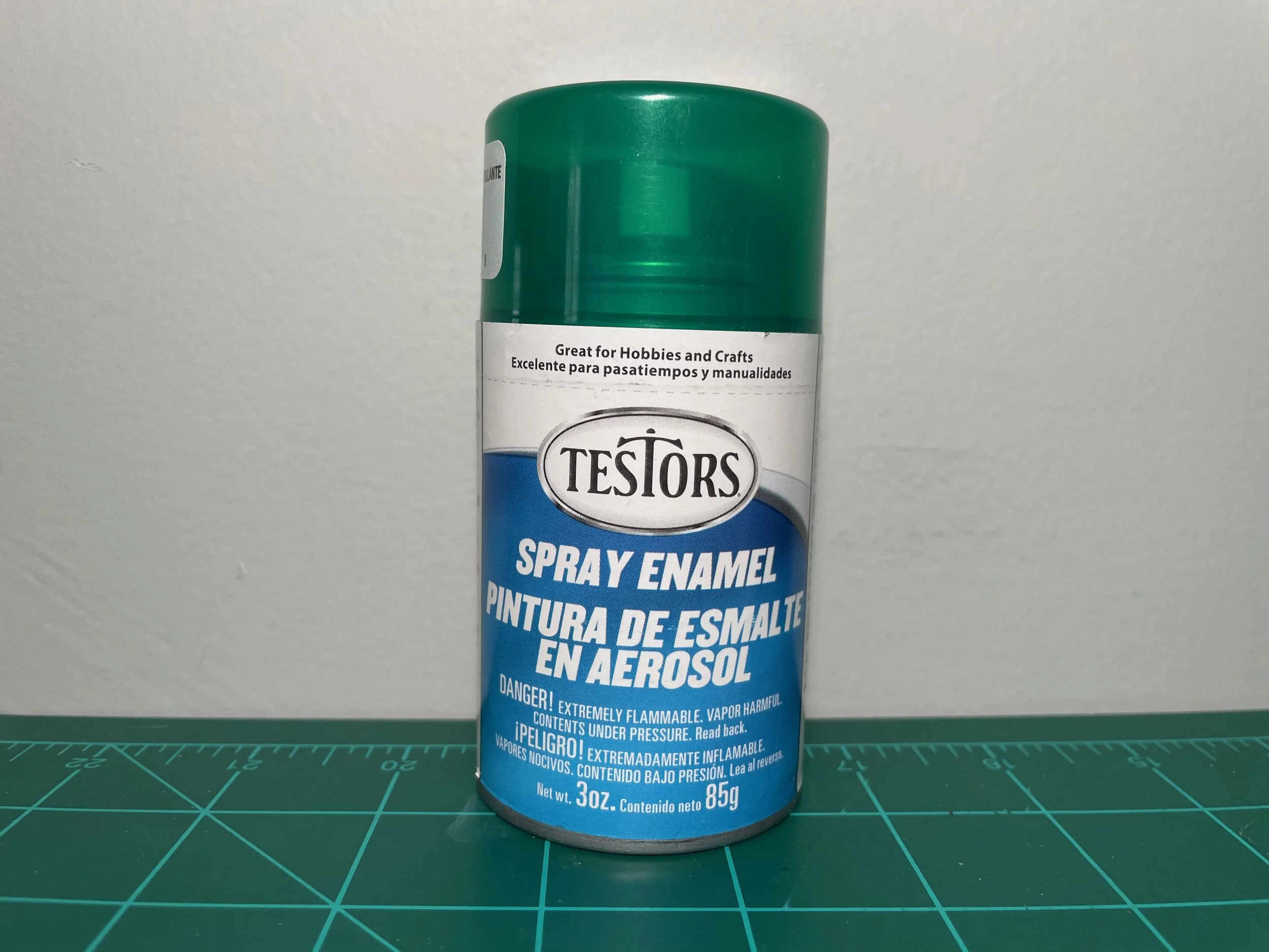 Testors Enamel 3oz.-Spray Enamel Gloss Custom Green #1601