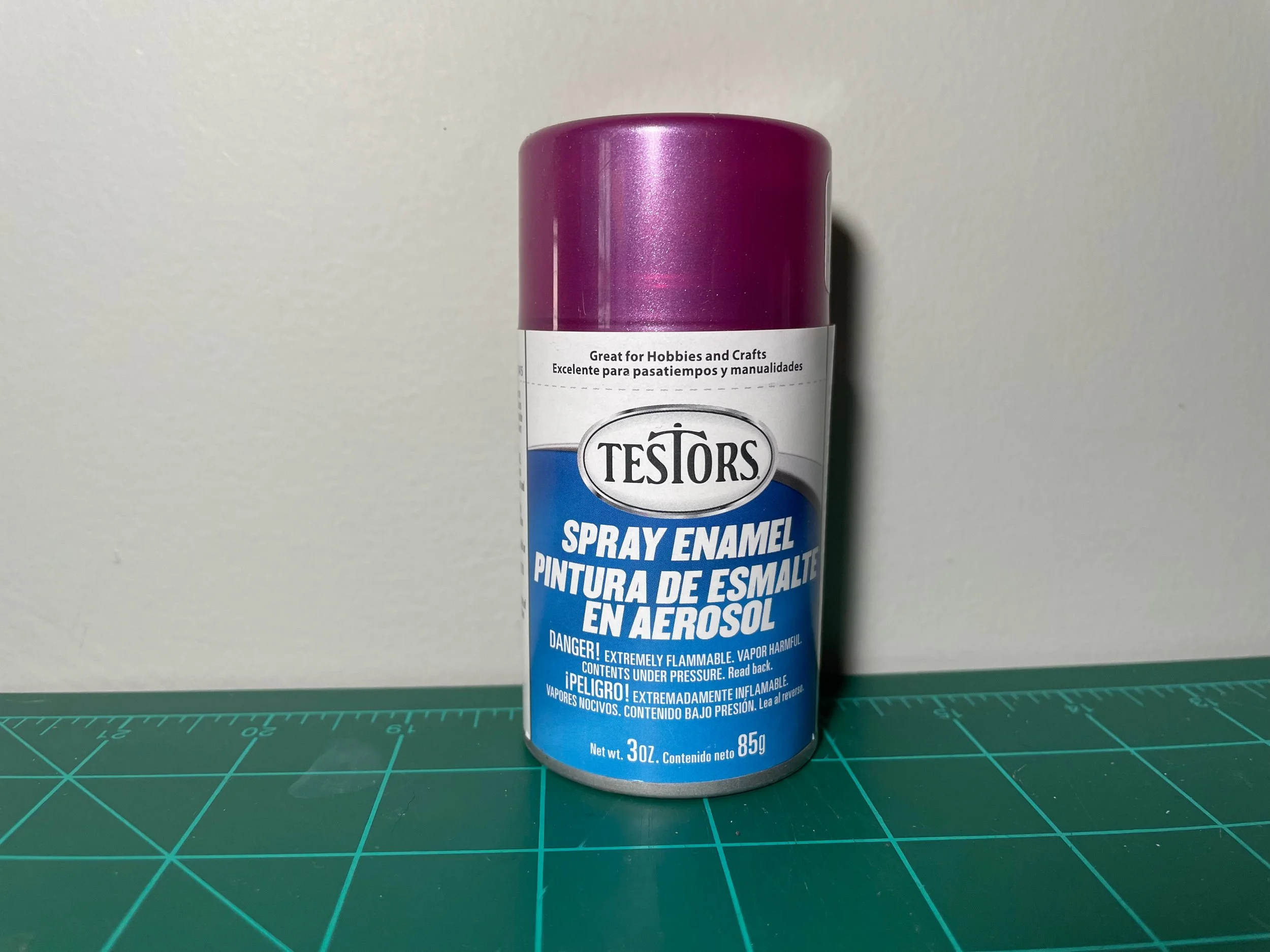 Testors Enamel 3oz.-Spray Enamel Gloss Custom Purple Metal Flake #1631