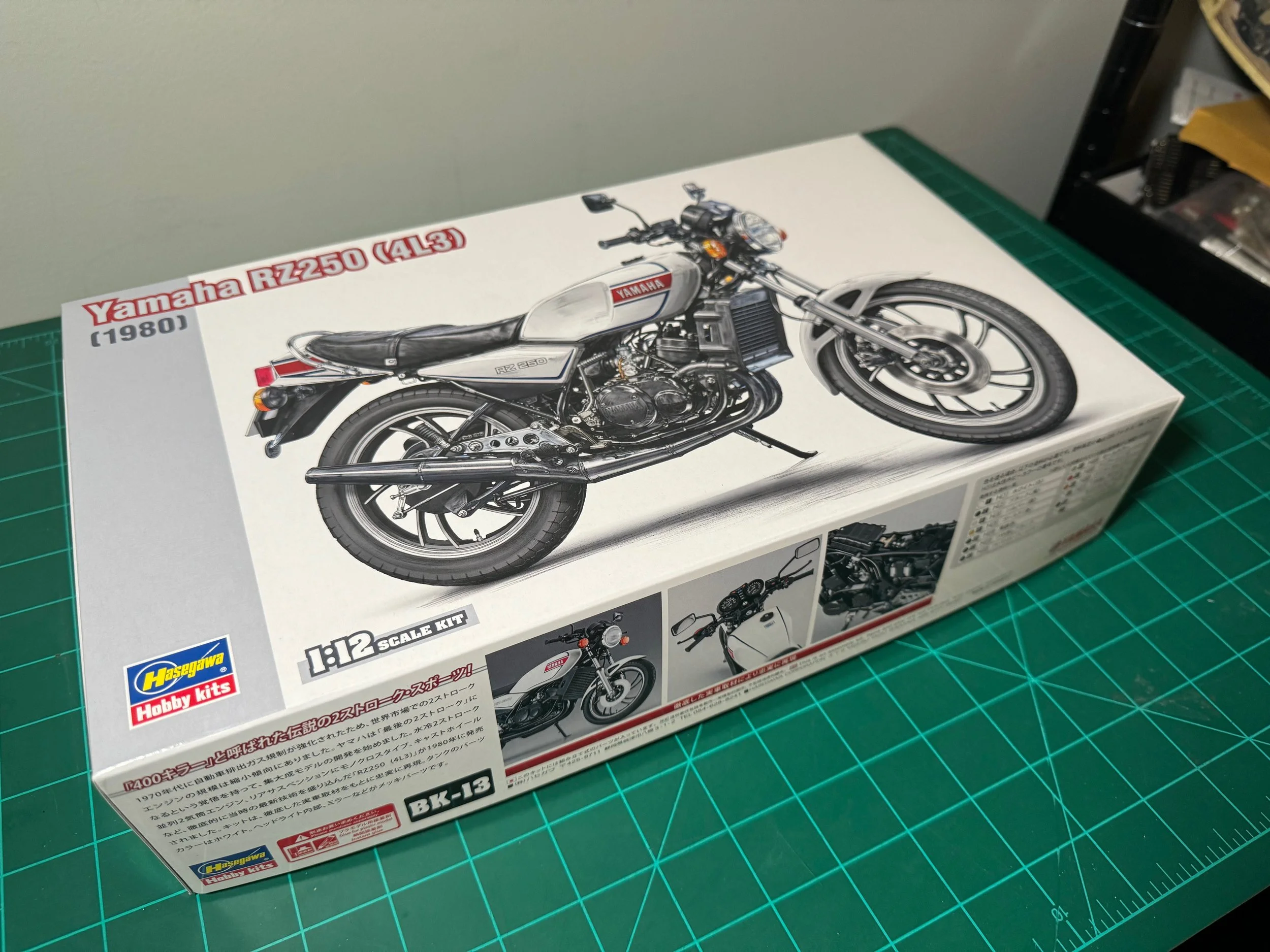 1/12 Hasegawa Yamaha RZ250 (4L3) 1980 No. BK-13 — GAELHOBBIES