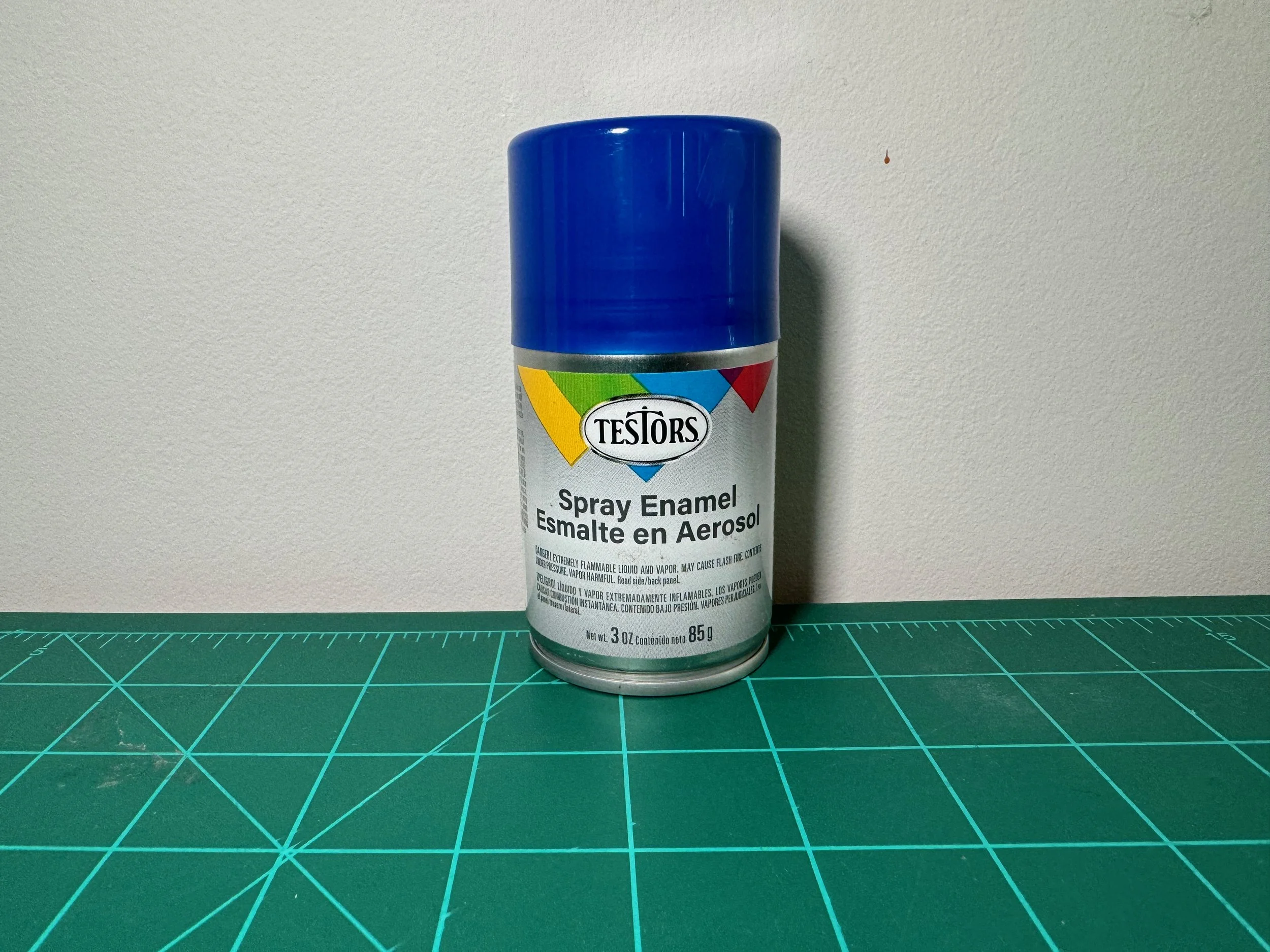 Testors Enamel 3oz.-Spray Enamel Gloss Dark Blue #1211T