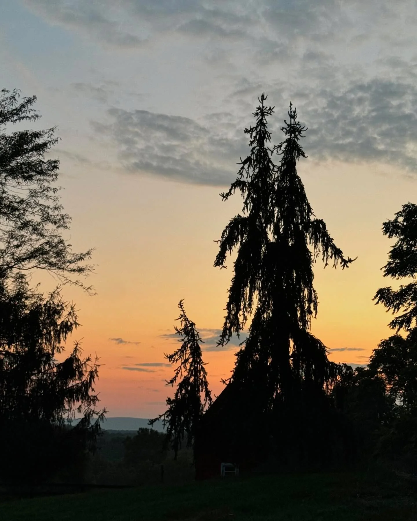 Great sunset getting ready for the Fall season