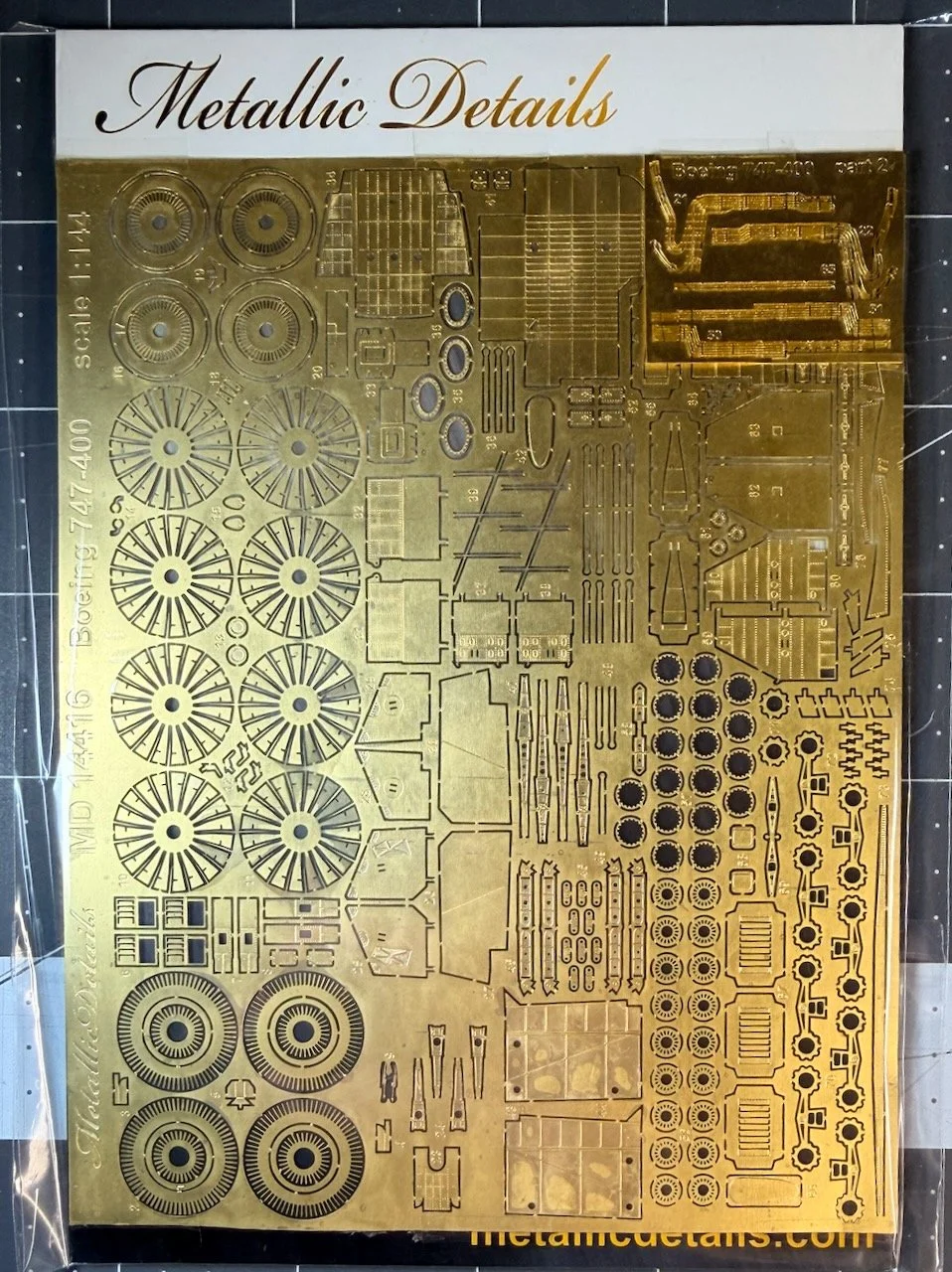 1/144 Metallic Details Boeing 747-400 Photo-etch set #MD14416