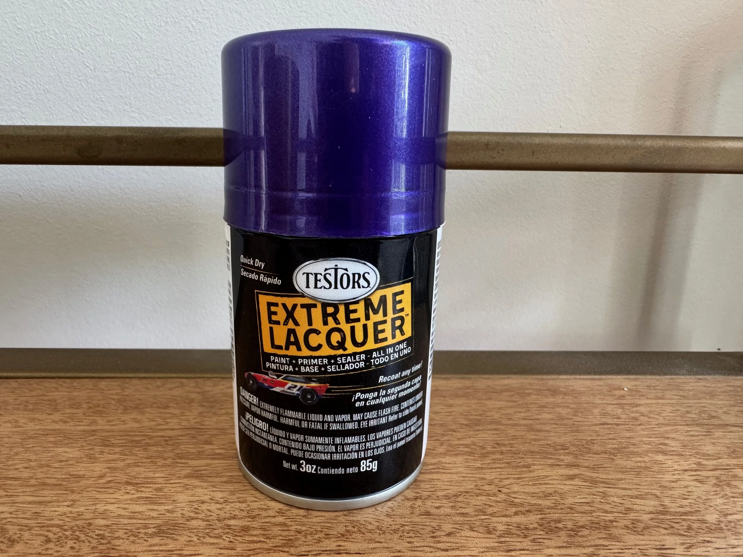 Testors Lacquer 3oz.-Spray Extreme Lacquer Purplelicious #1842MT