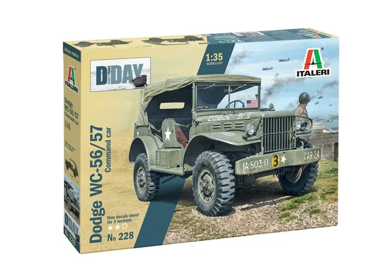 1/35 Italeri Dodge WC-56/57 Command Car #228