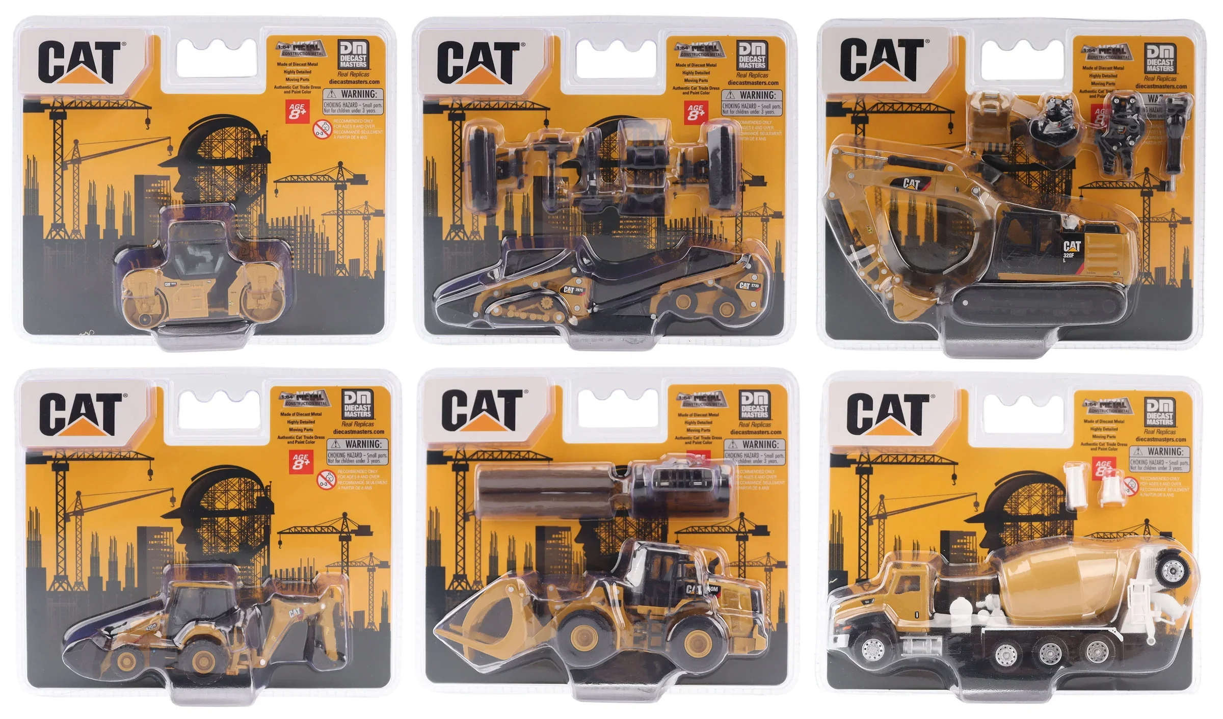 1:64 Cat Diecast Models Series II Assortment #85699A