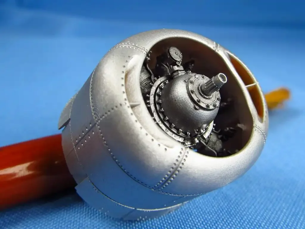 1/48 Metallic Details B-24 Liberator Cowlings & Engines #MDR48198