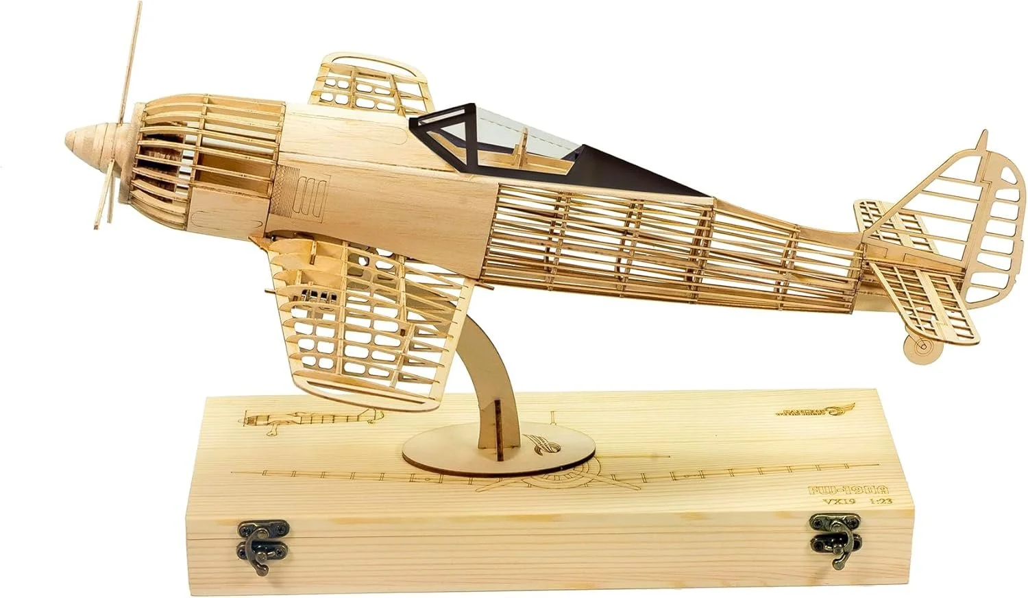 1/23 Dancing Wings Hobby  FW-190A Fighter 460mm 3D Jigsaw Woodcraft Model #VX19