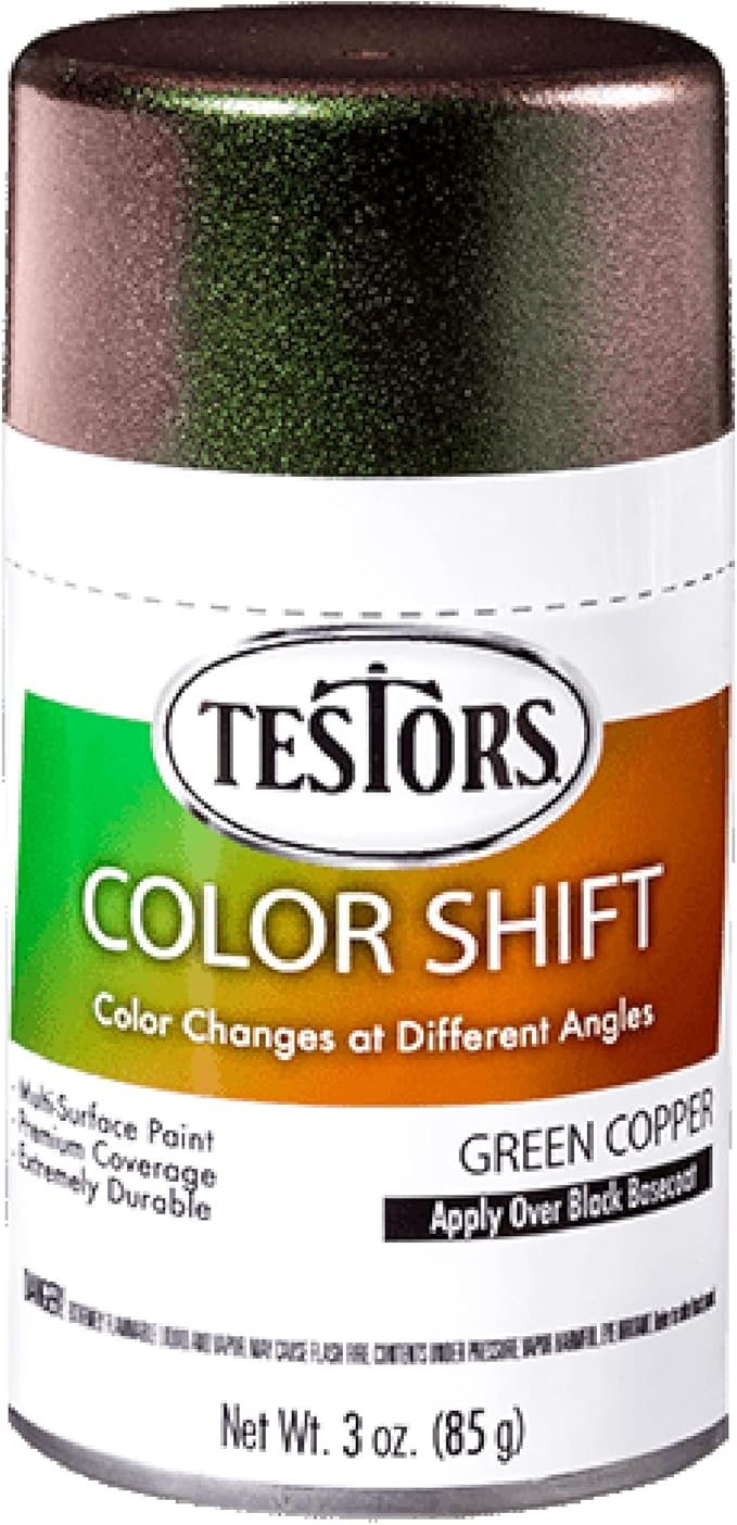 Testors Color Shift Aerosols-Green Copper #340911
