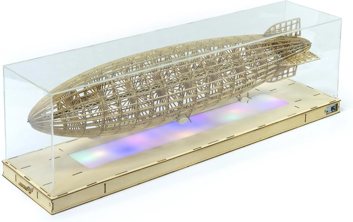 1/453 Dancing Wings Hobby Hindenburg Wood Kit VS37 Wooden Light Box 540mm (23.5")