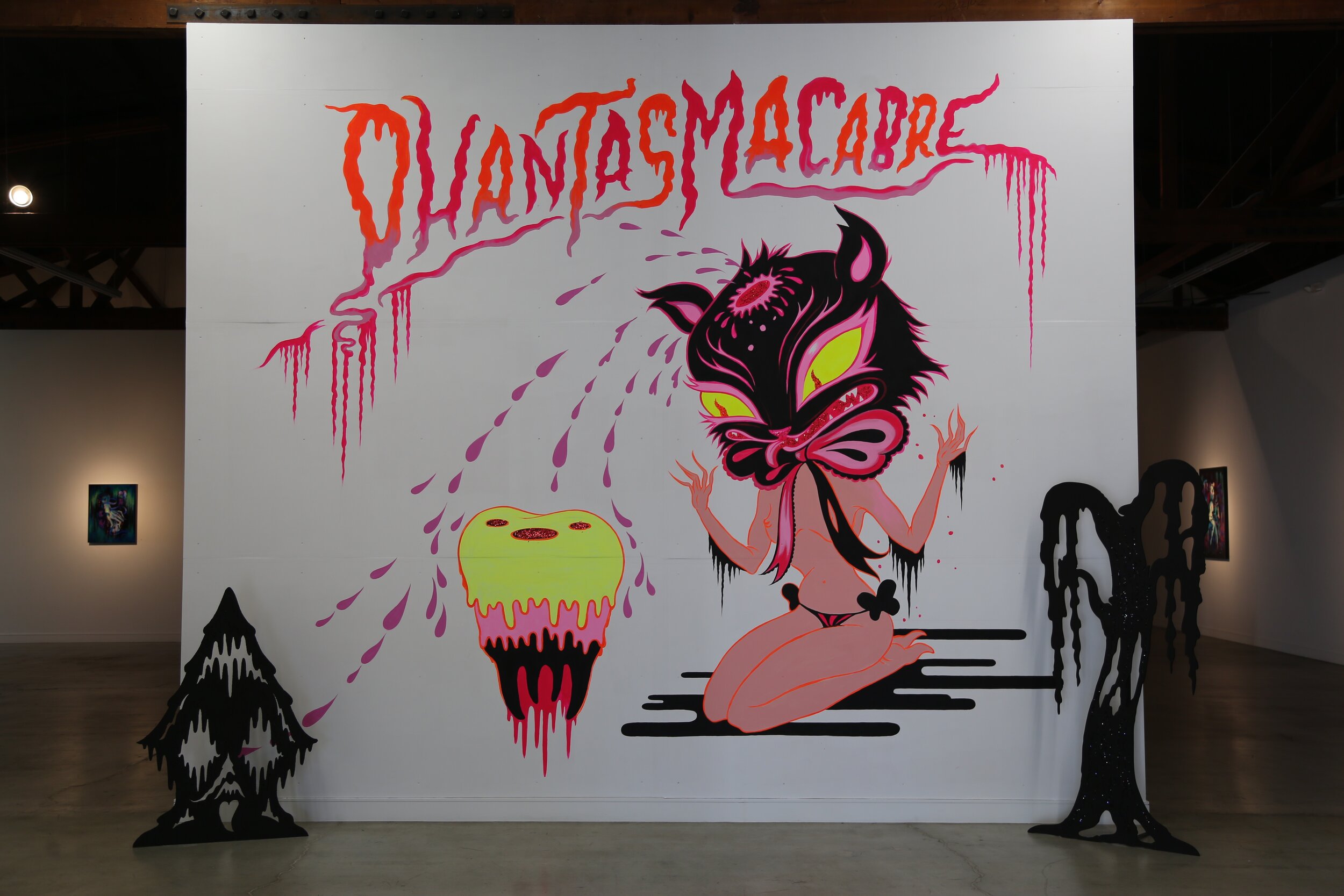 Camille Rose Garcia's 'Phantasmacabre' exhibition at Corey Helford Gallery in Downtown Los Angeles on July 16, 2016_photo by EMS.jpg