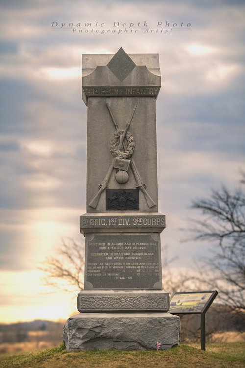 141st Pennsylvania Infantry Monument