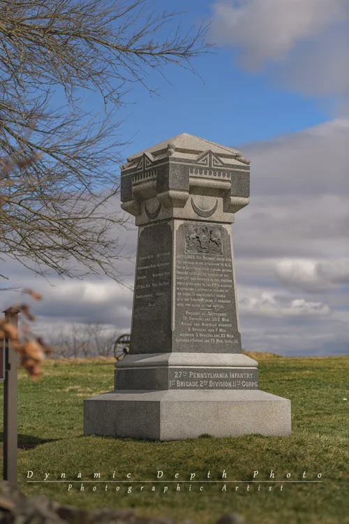 27th Pennsylvania Infantry Monument