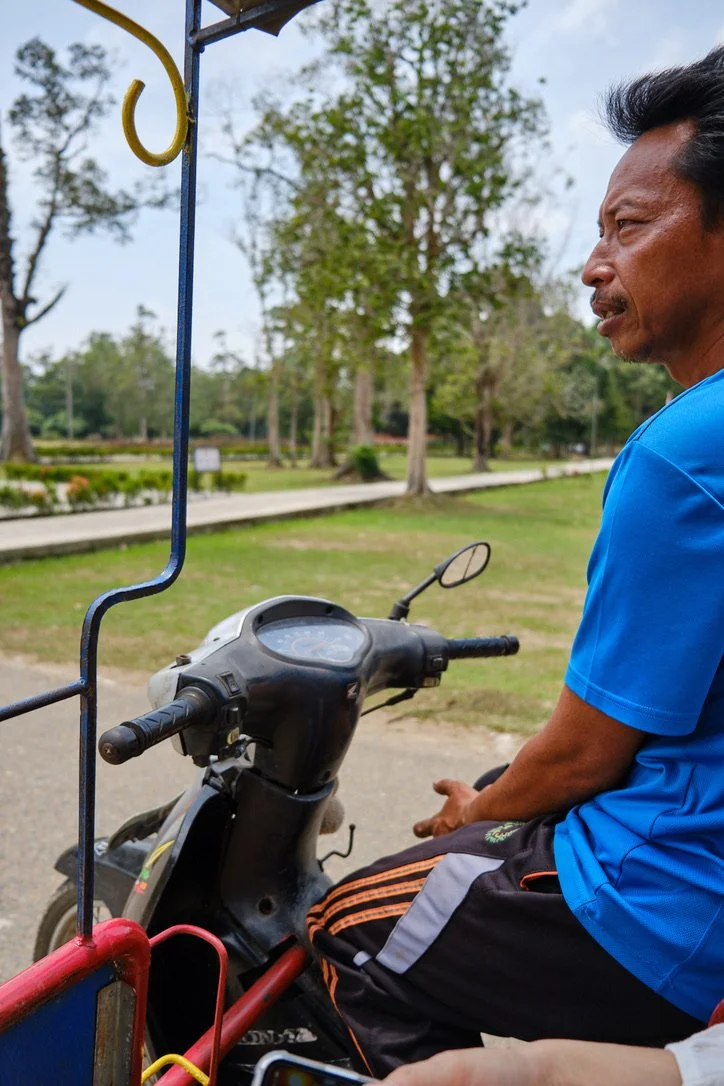 Rickshaw driver, Indonesia (2019)