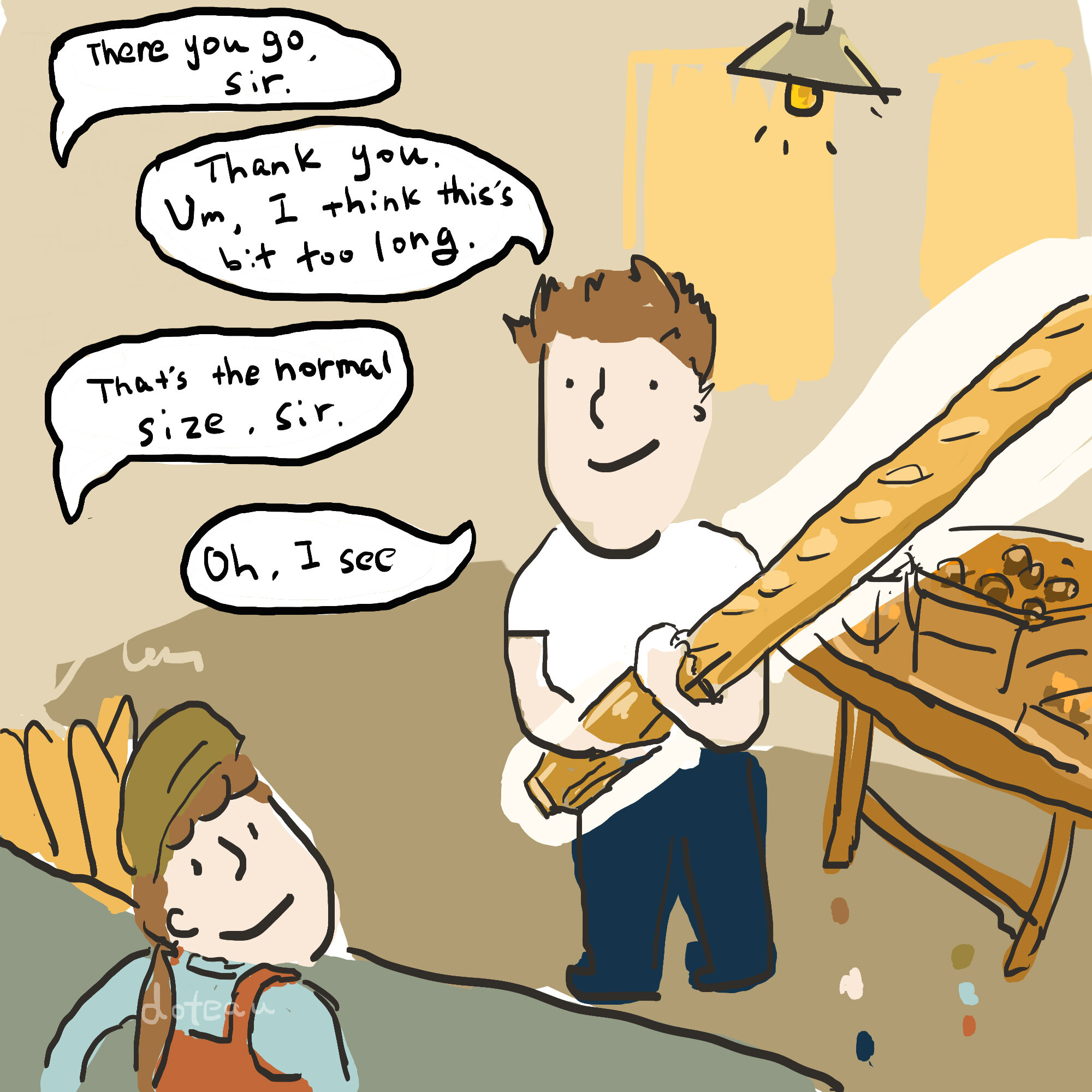 Hitoshi Imamura's What seems to be the longest baguette on earth6y.jpg